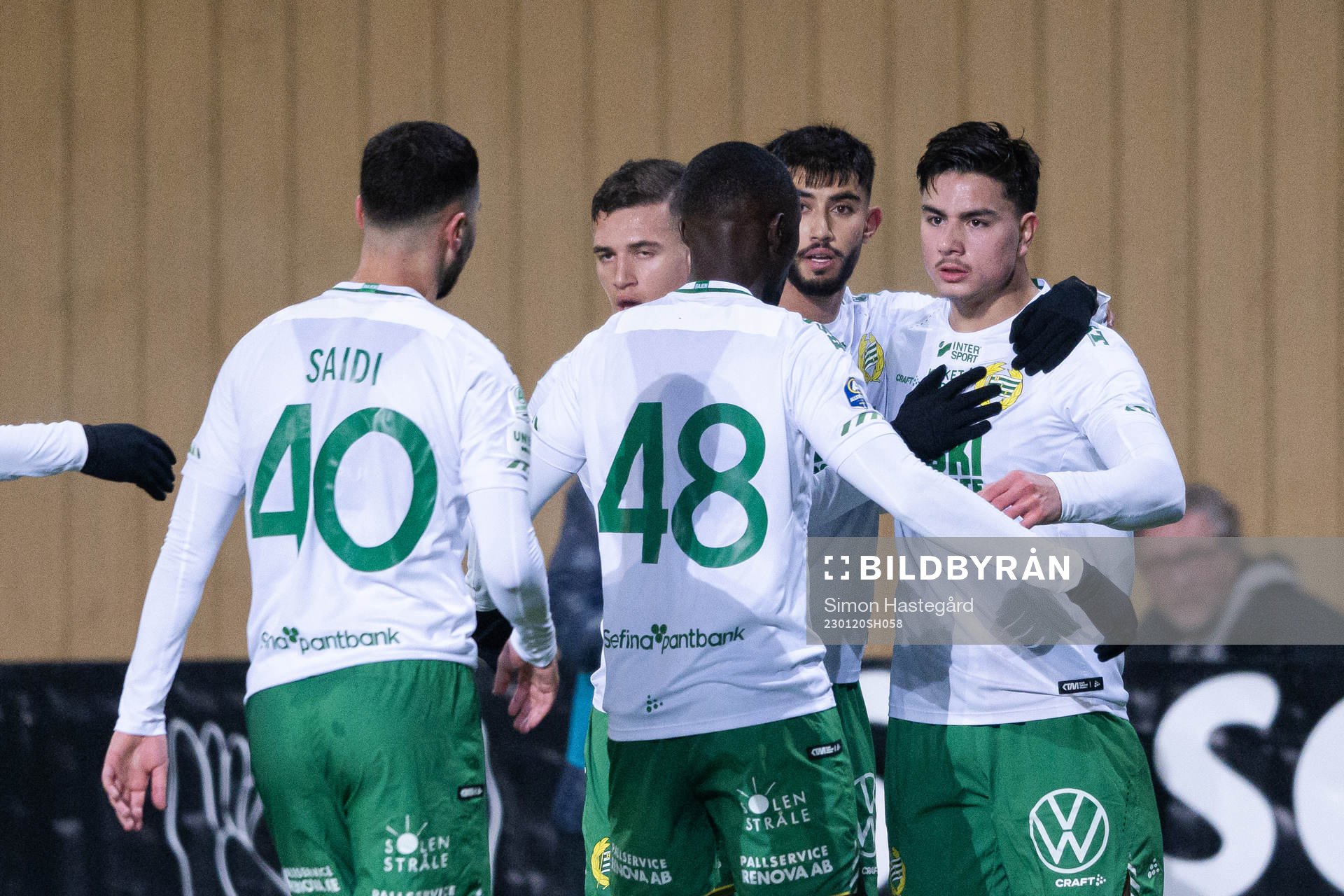 Hammarbys Jusef Erabi jublar
