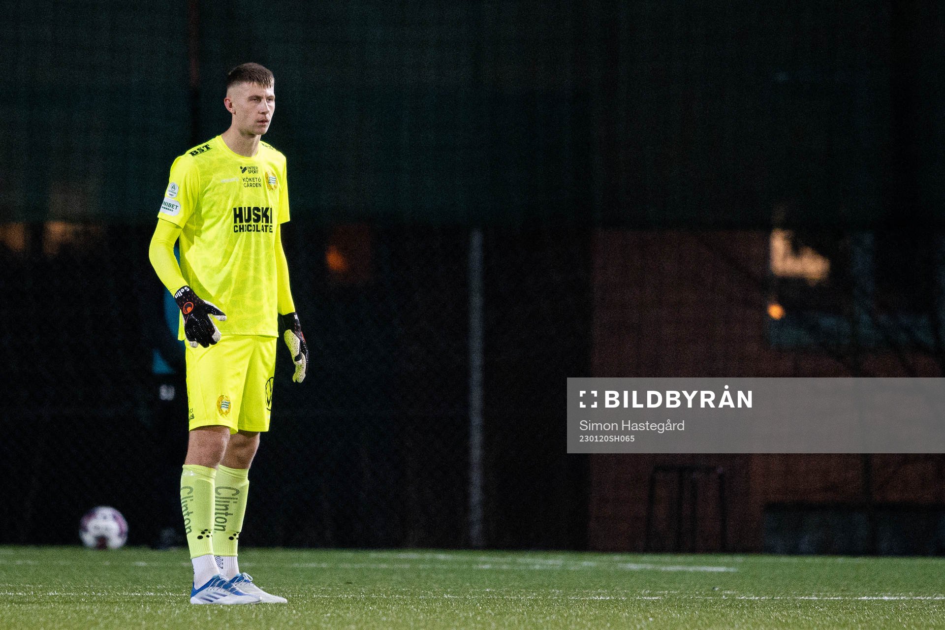 Hammarbys målvakt Sebastian Selin