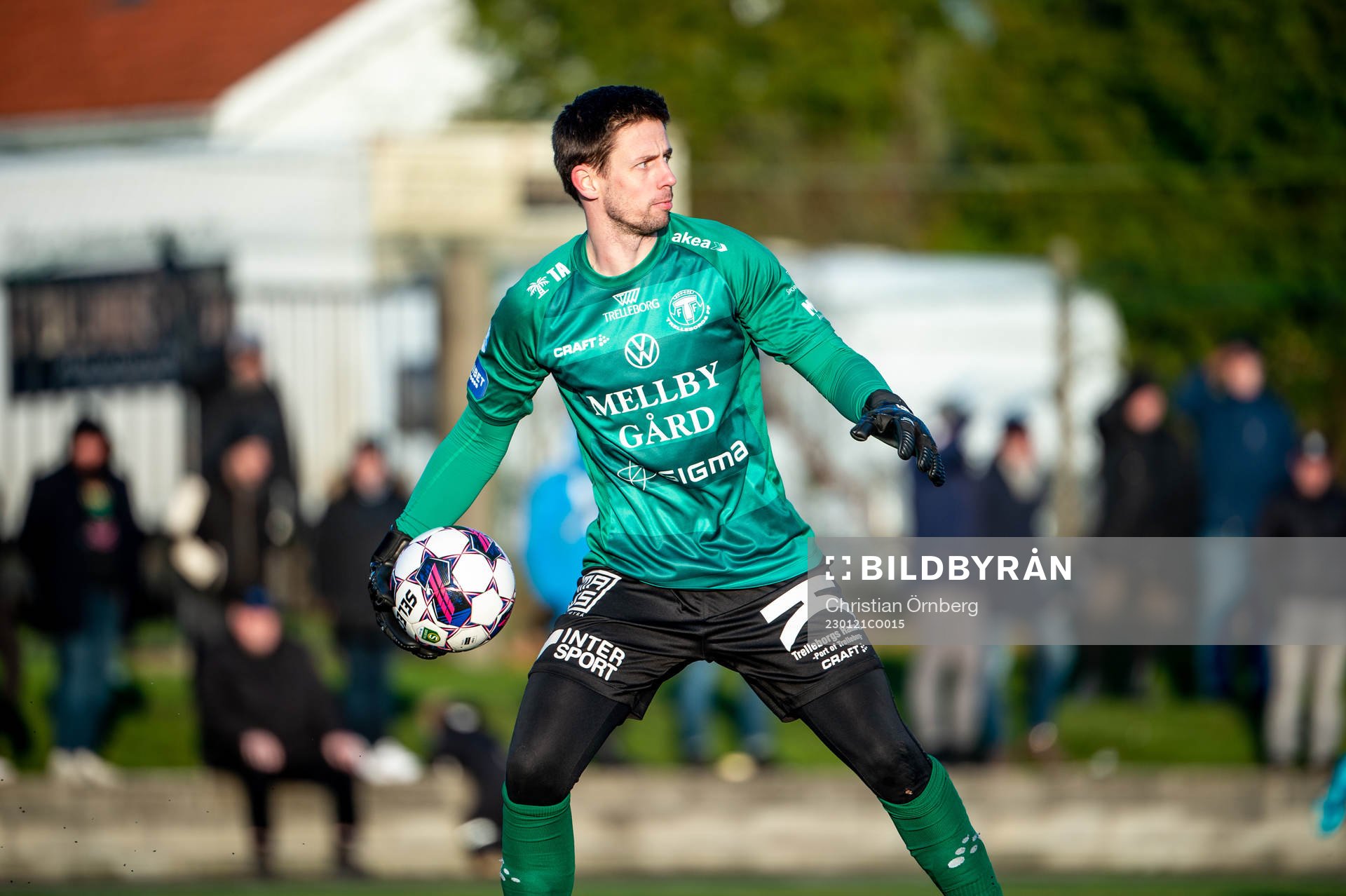 Trelleborgs målvakt Andreas Beck Larsen