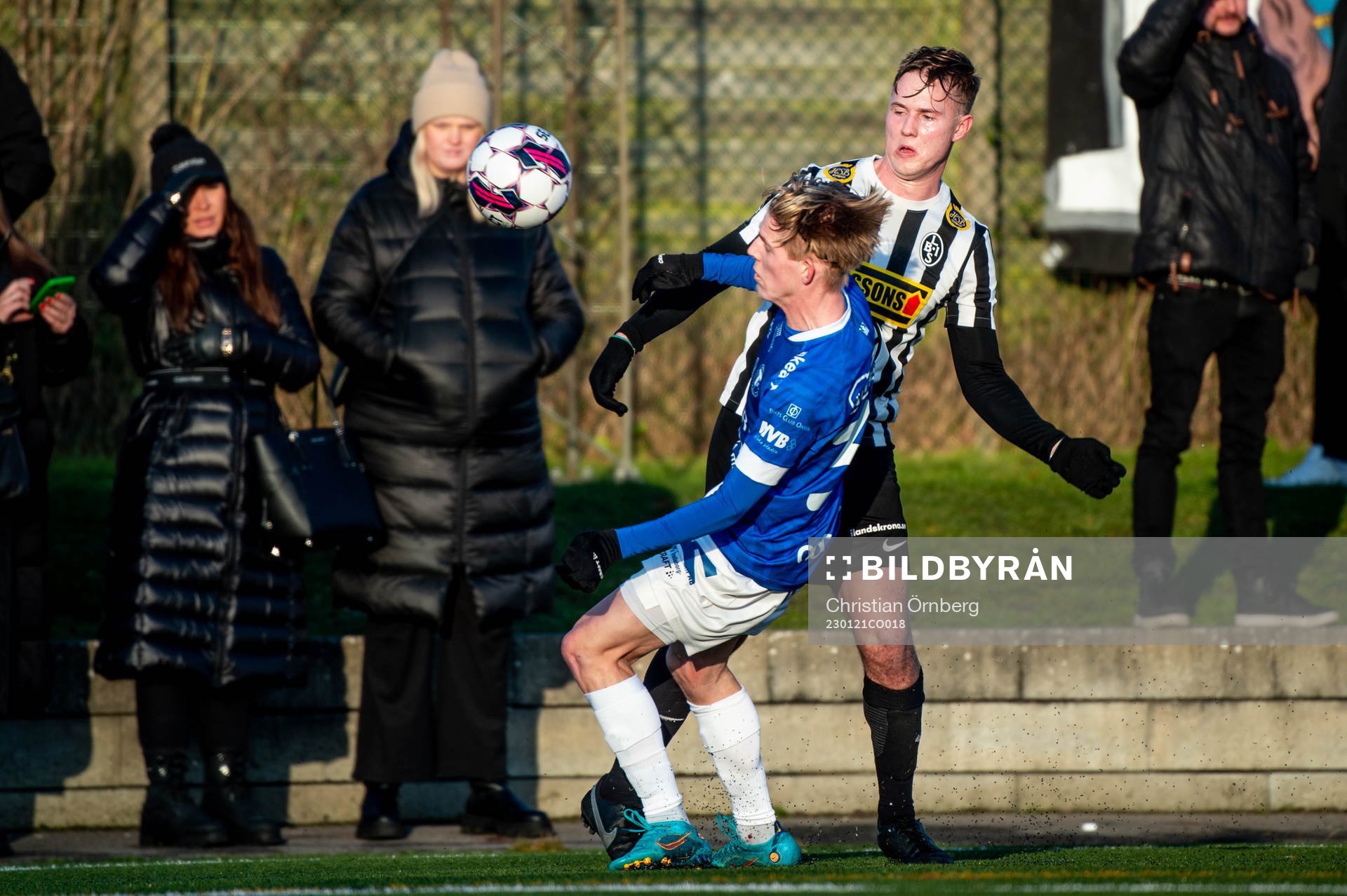 Landskronas Jesper Strid mot Trelleborgs Loke Mattsson
