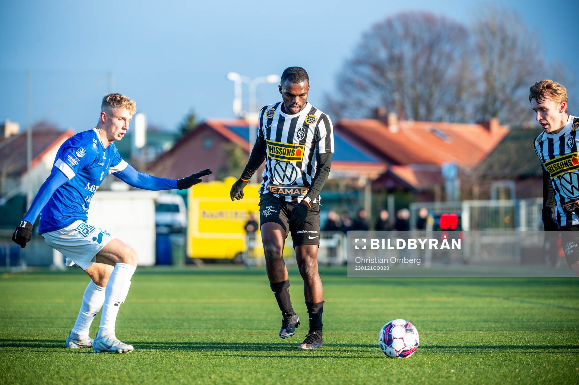 Landskronas Kofi Asare mot Trelleborgs Liam Olausson