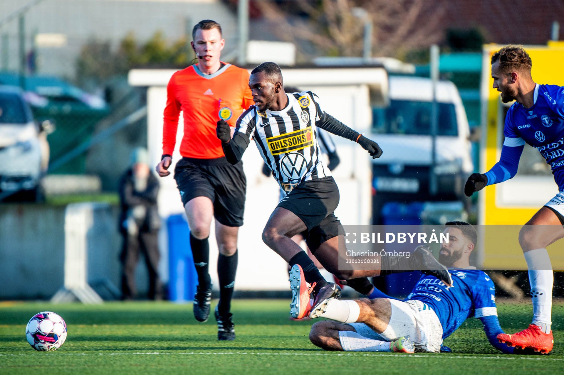 Landskronas Kofi Asare mot Trelleborgs Mouhammed-Ali Dhaini