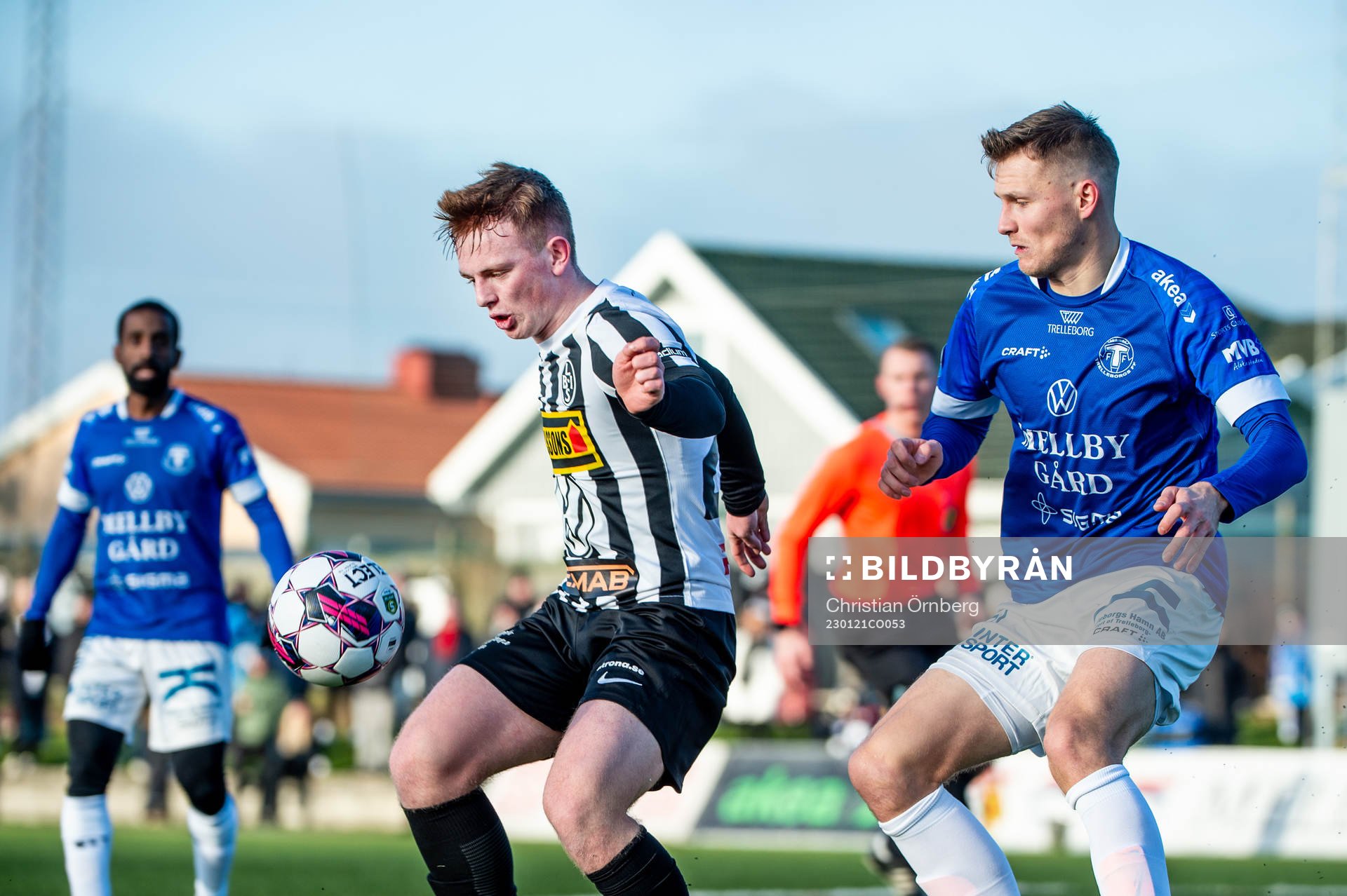 Landskronas Sam Hegdal mot Trelleborgs Mikko Viitikko
