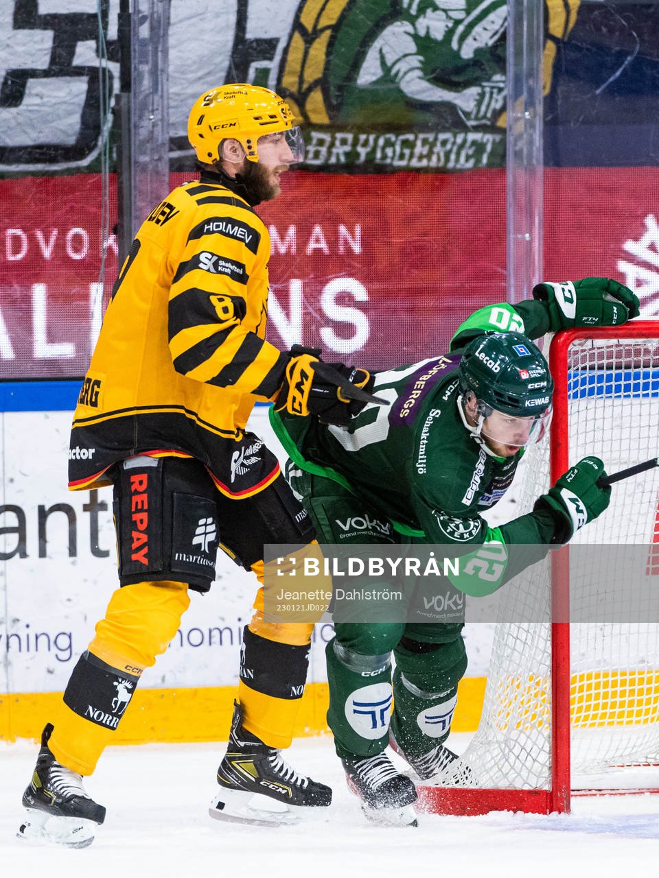 Skellefteås Petter Granberg och Färjestads Marcus