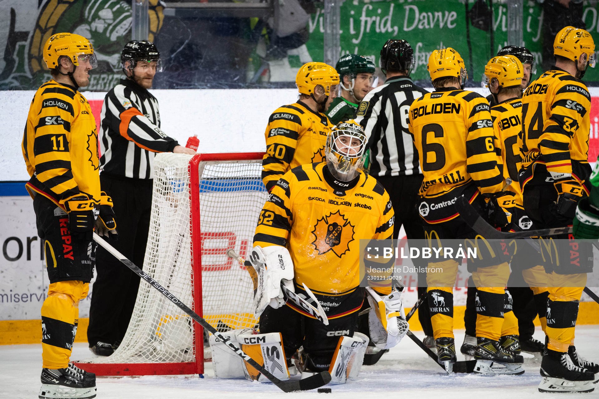 Skellefteås målvakt Linus Söderström
