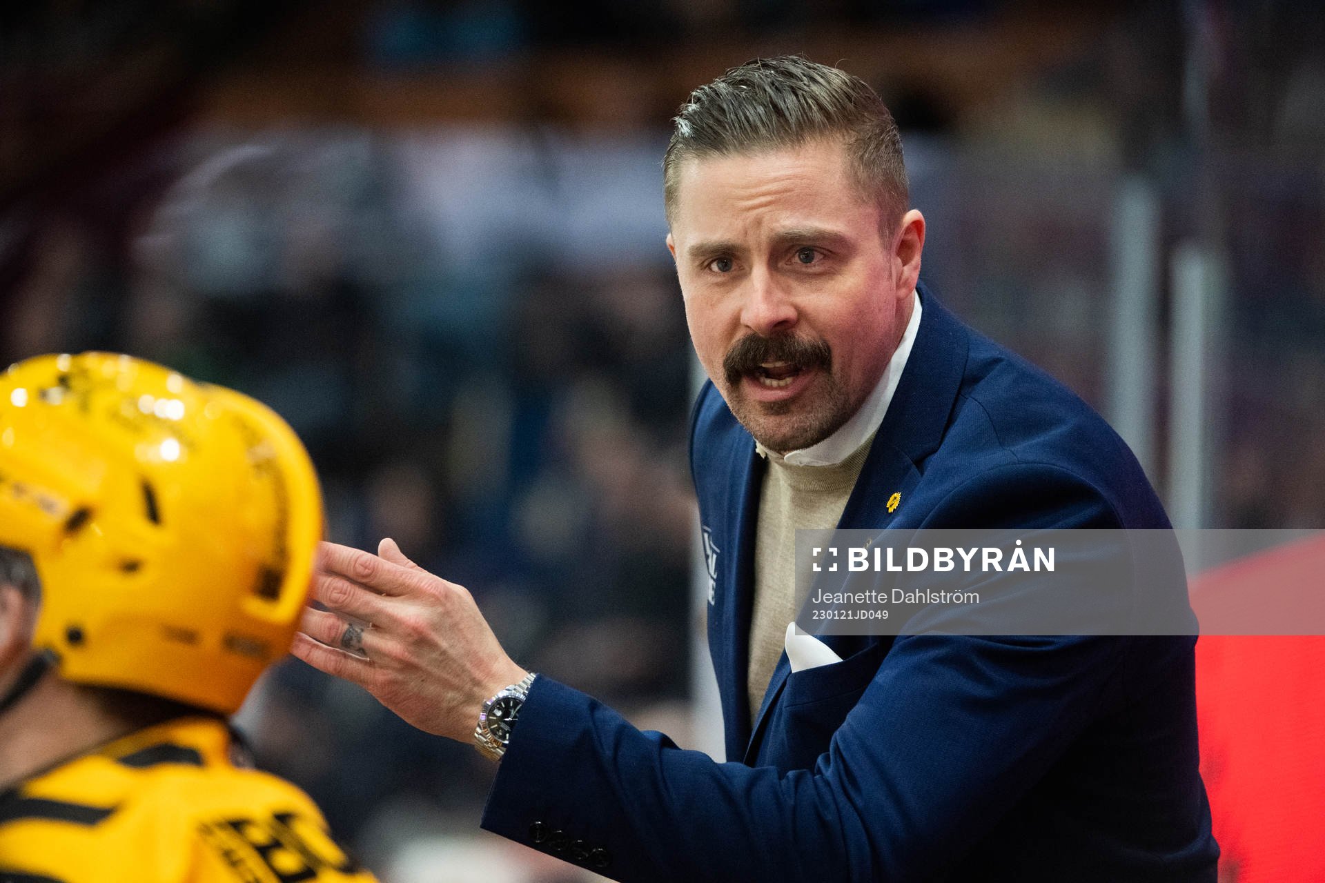 Skellefteås assisterande tränare Pierre Johnsson