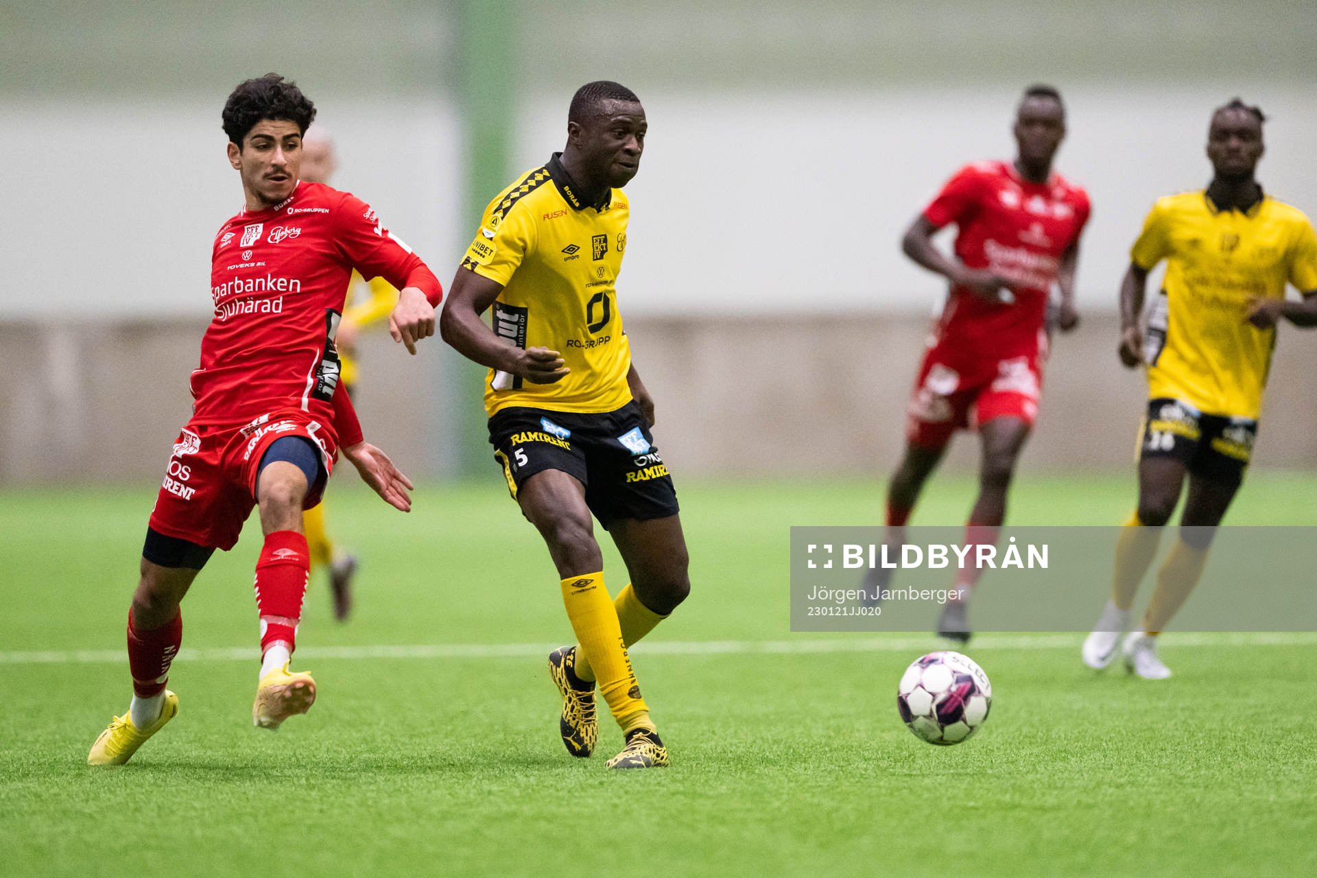 Ahmed Qasem och Maudo Lamine Jarjue