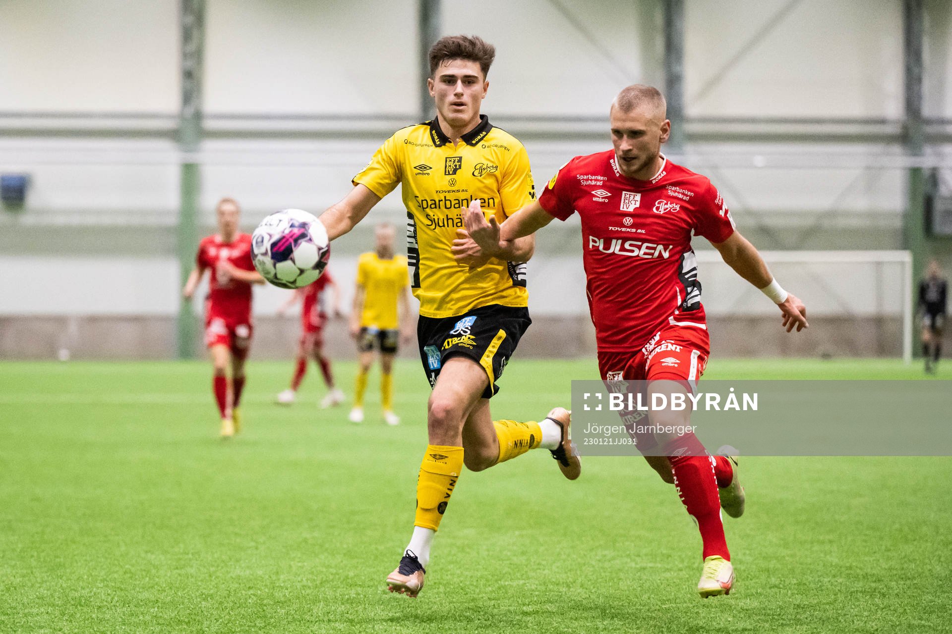 Besfort Zeneli och Simon Strand