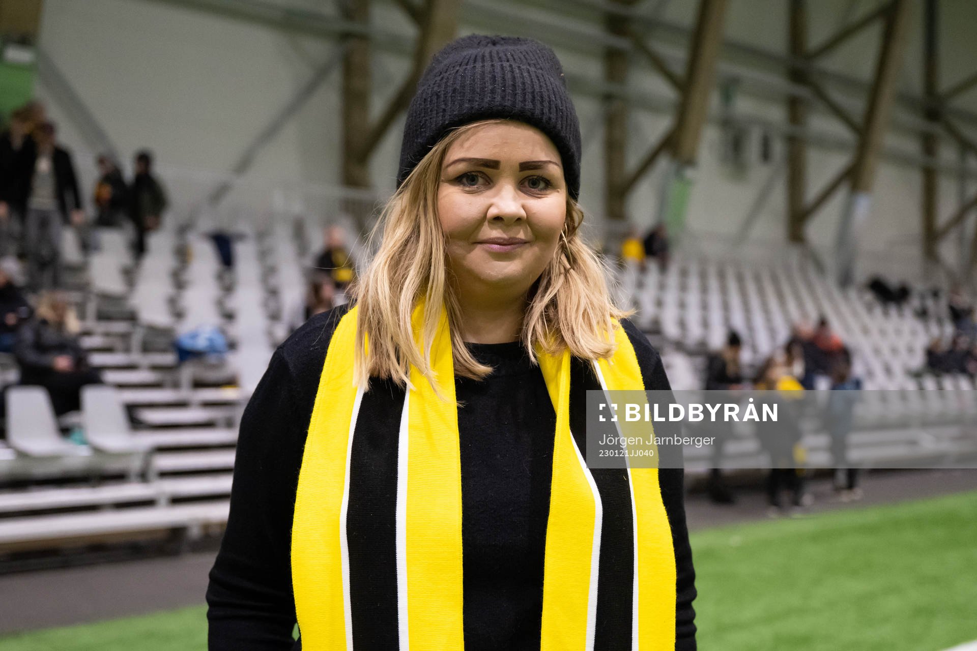 Olivia Olofsson (bild efter intervju) under en internmatch med Elfsborg den 21 januari 2023 i Borås. 