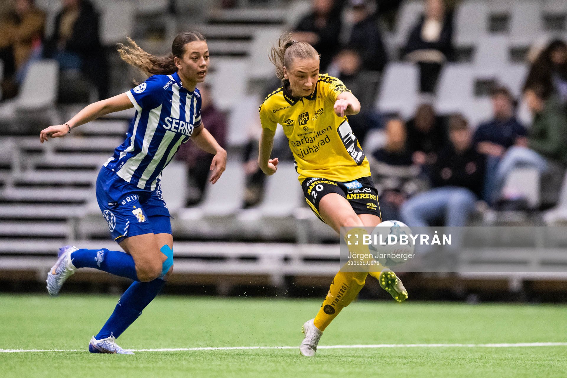 IFK Göteborgs Malva Larsson och Elfsborgs Stina Jensen