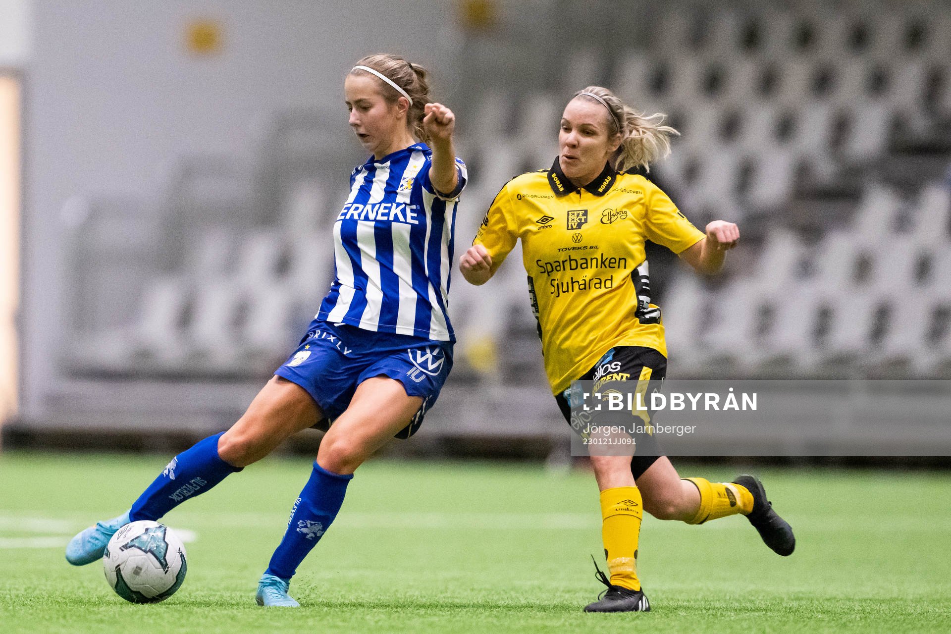 IFK Göteborgs Victoria Svanström och Elfsborgs Linda