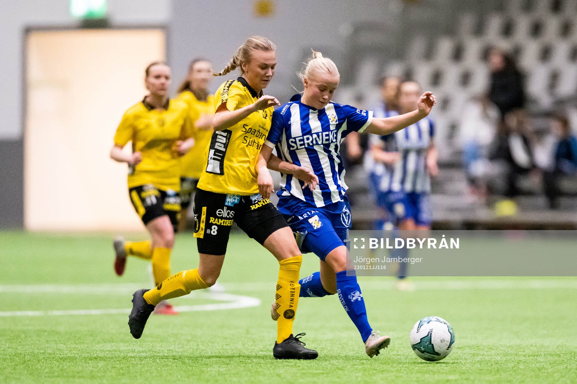 Elfsborgs Linn Sångberg och IFK Göteborgs Ida Kjellman