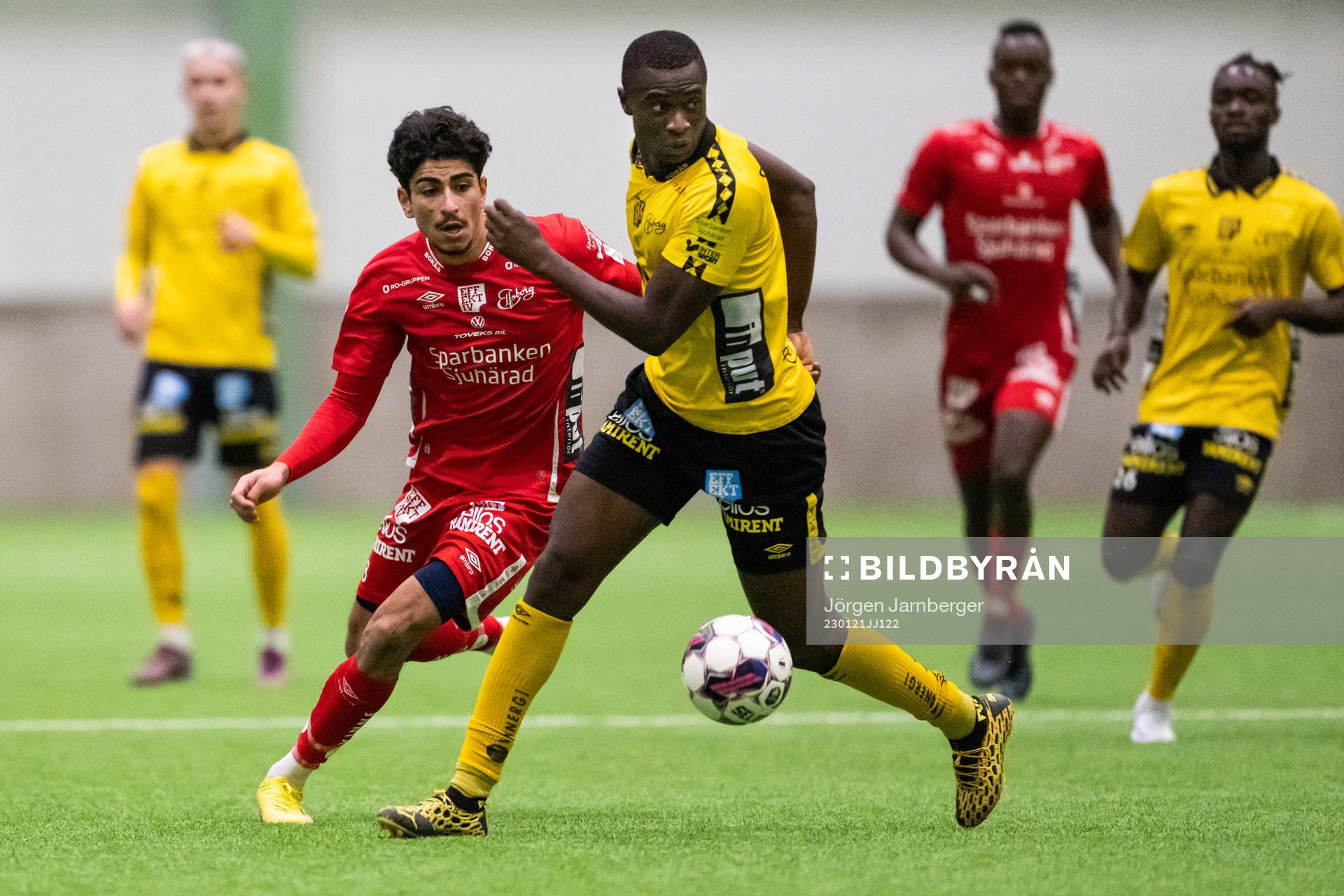 Ahmed Qasem och Maudo Lamine Jarjue
