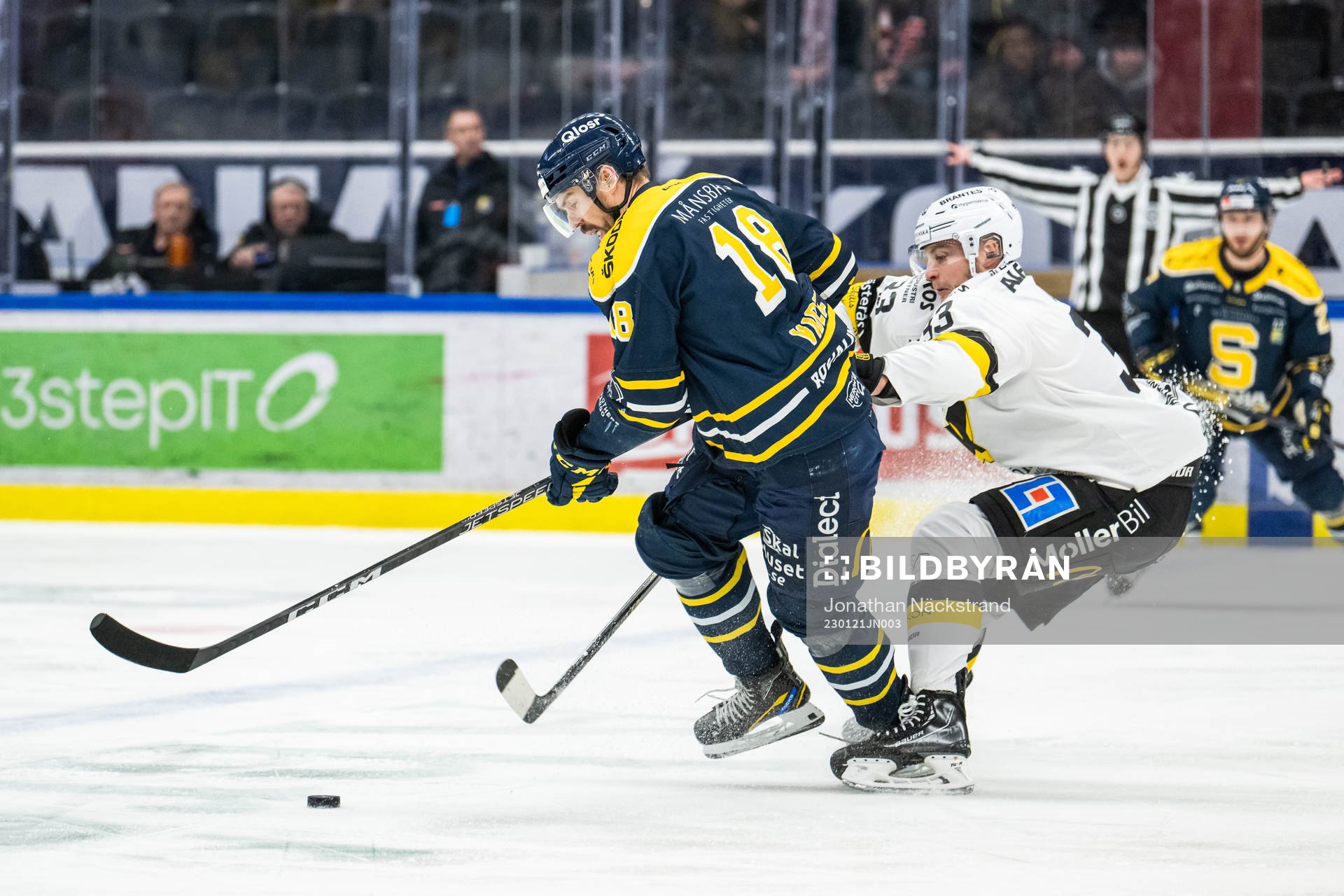 Södertäljes Linus Videll och Västerås Oliver Bohm