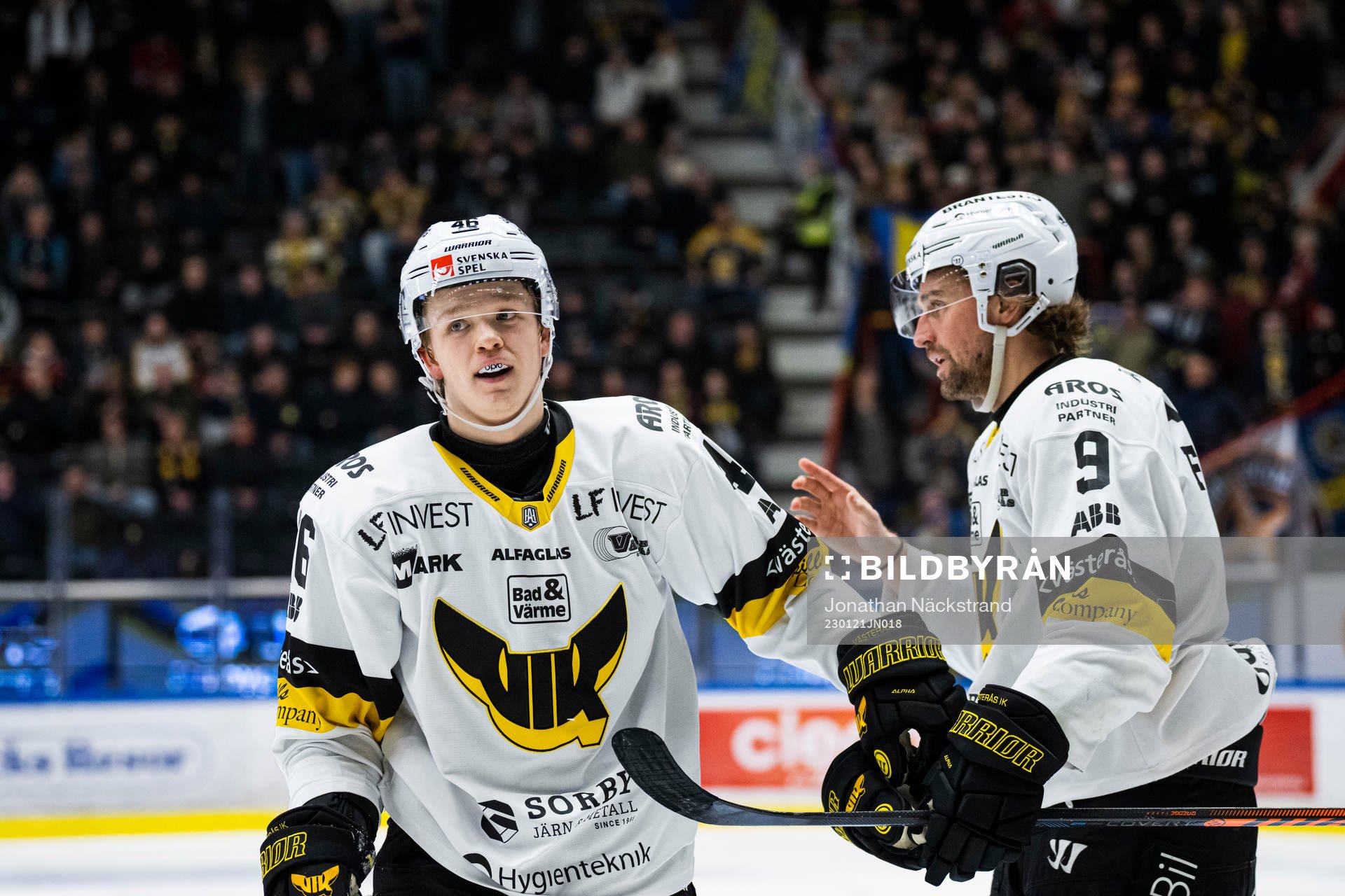 Västerås Liam Dower Nilsson och Mikael Frycklund