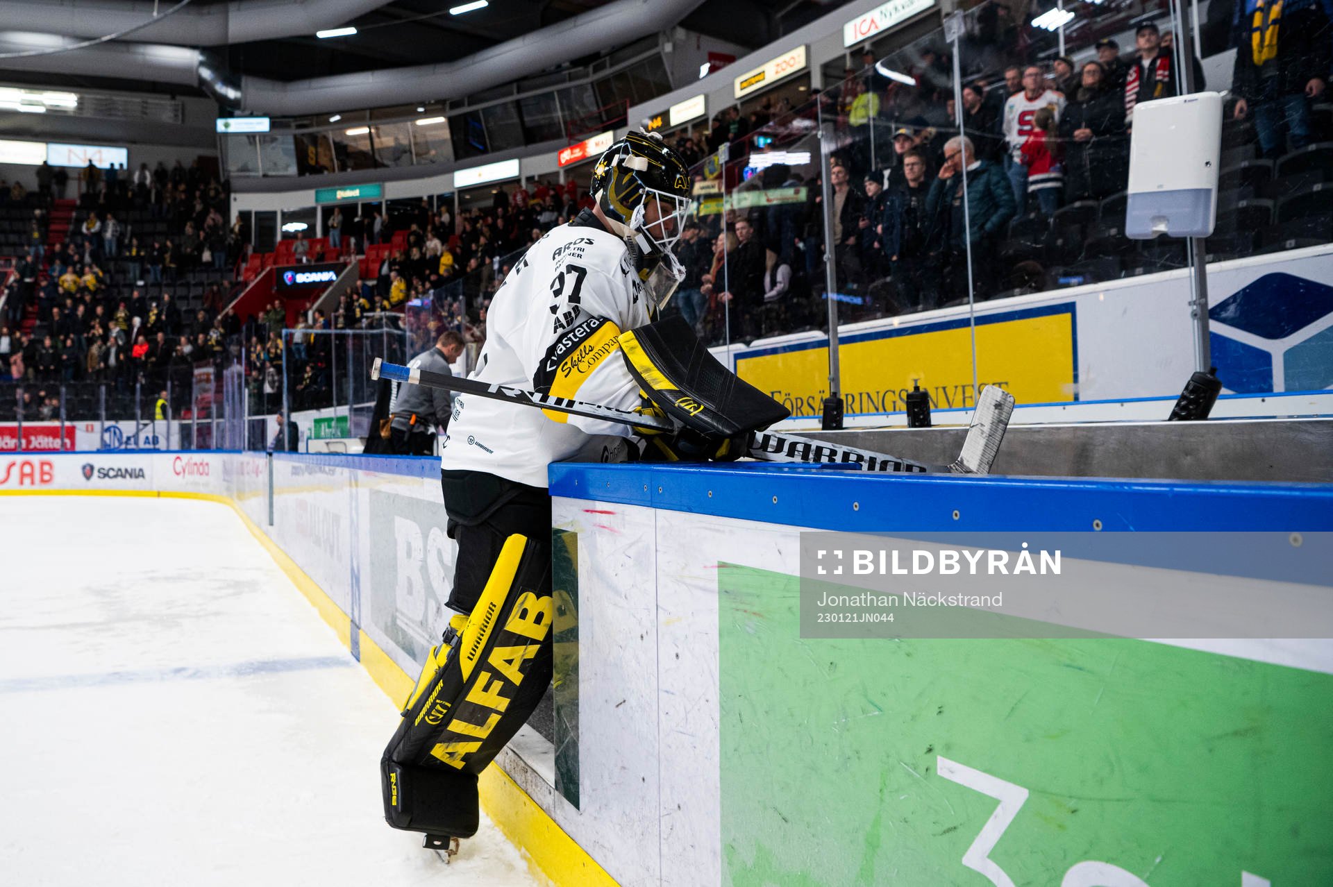 Västerås målvakt Johan Gustafsson