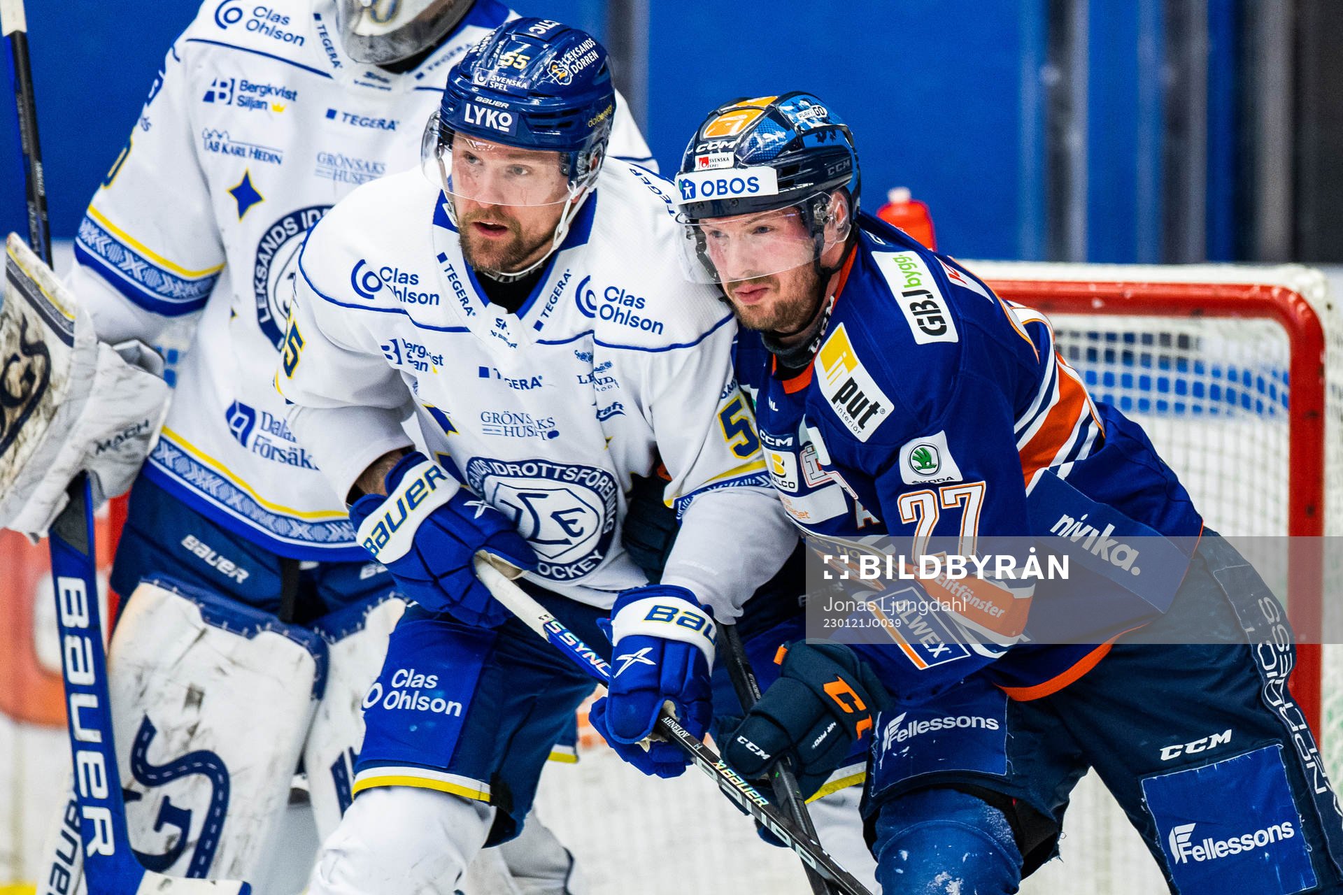 Leksands Jonas Ahnelöv och Växjös Martin Lundberg