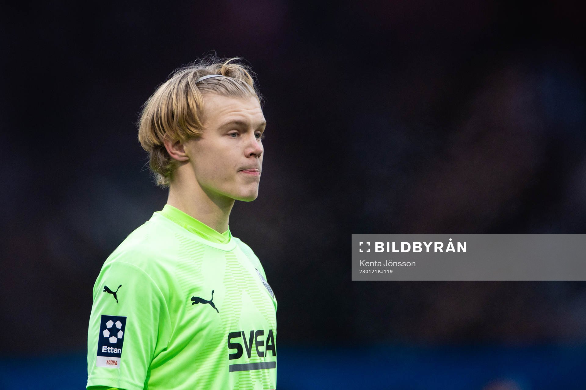 Sollentunas målvakt Benjamin Machini