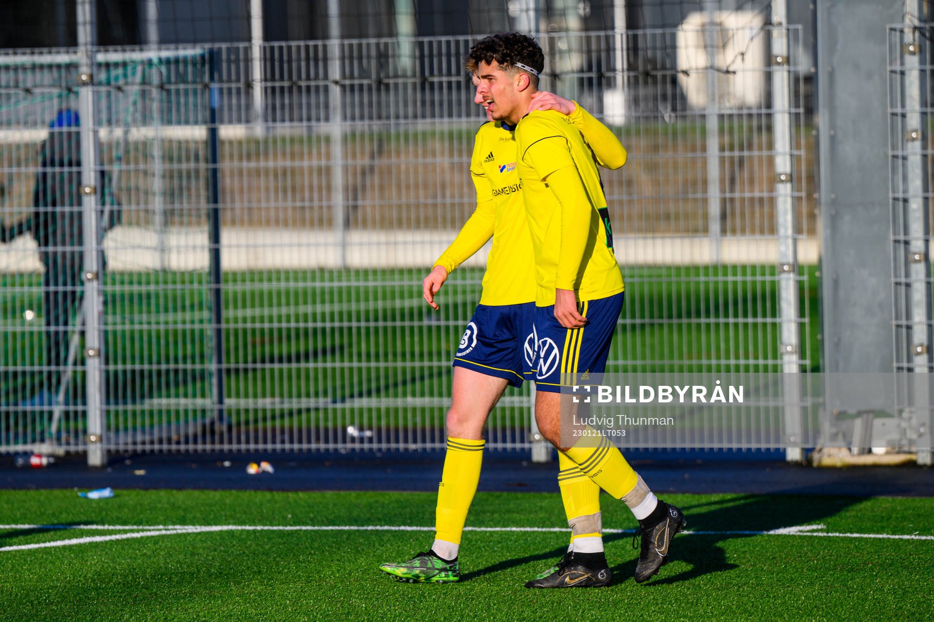 Ängelholms spelare jublar