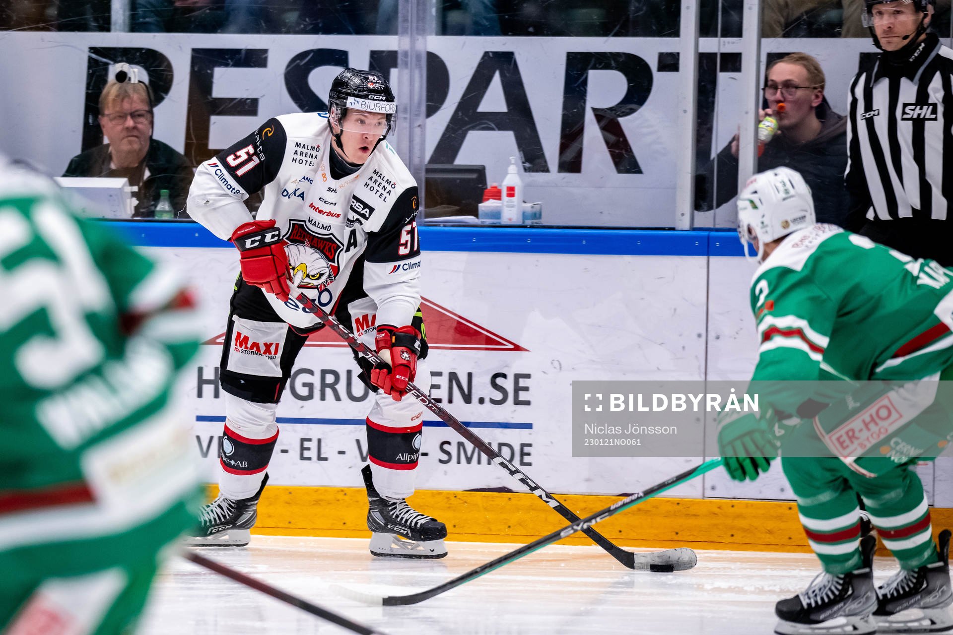 Malmö Redhawks Emil Sylvegård