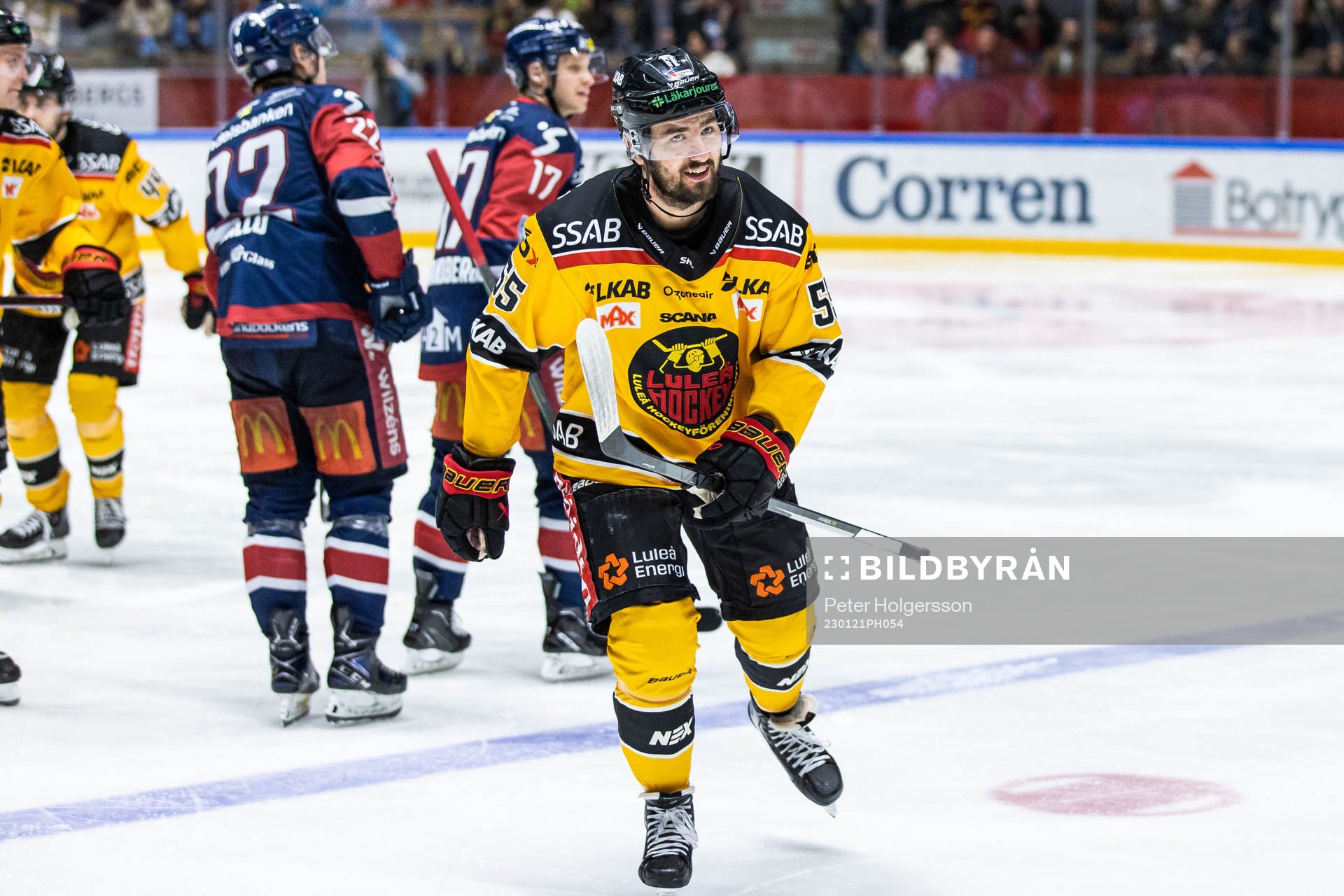 Luleås Filip Pyrochta jublar