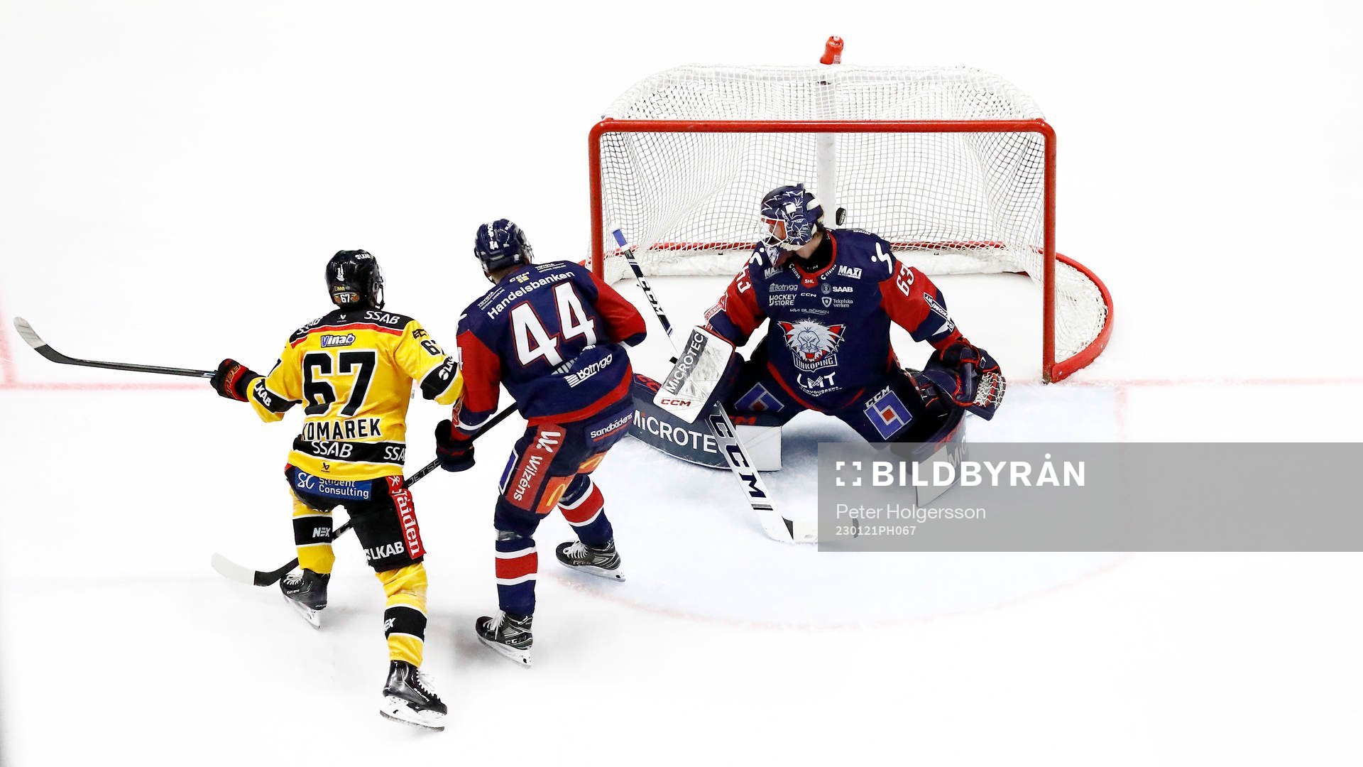 Mål 0-1 av Luleås Konstantin Komarek förbi Linköpings