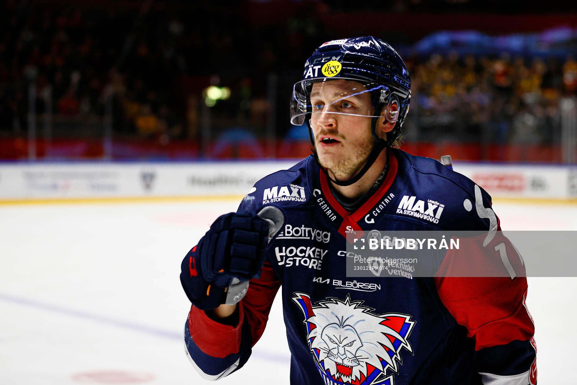 Linköpings Henrik Törnqvist jublar