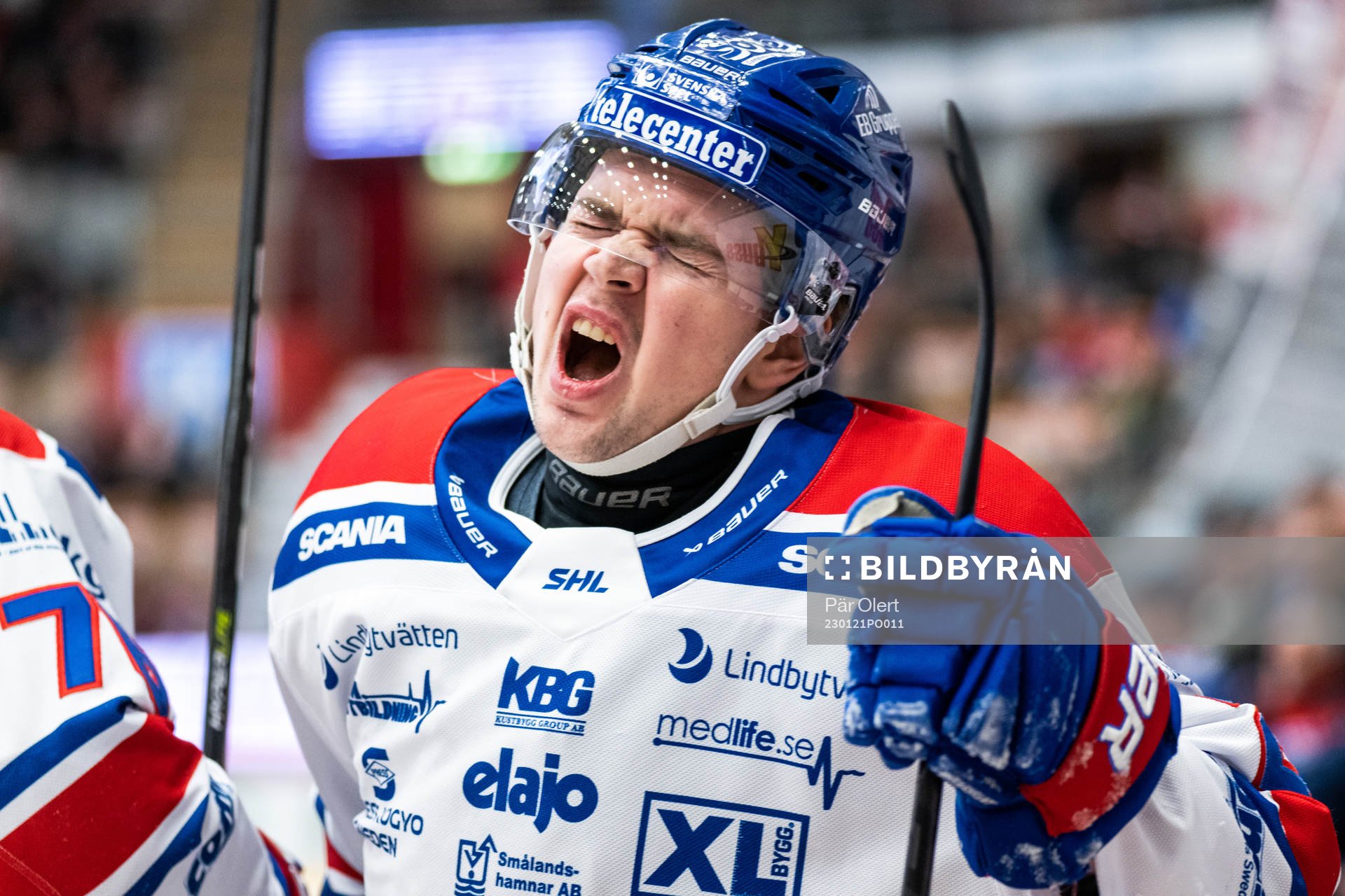 Oskarshamns Lukas Pilö har ont