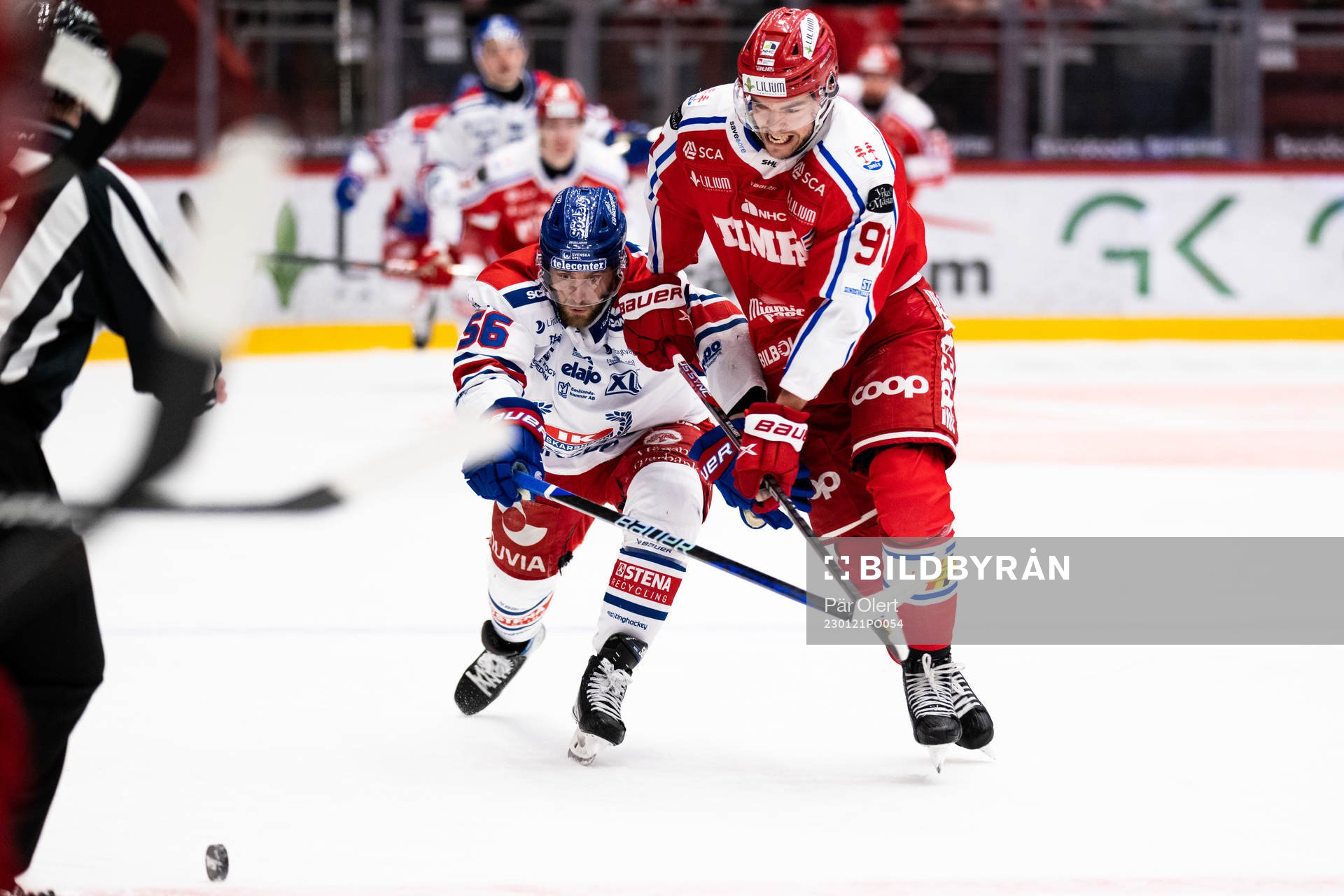 Oskarshamns Robin Norell och Timrås Magnus Pääjärvi
