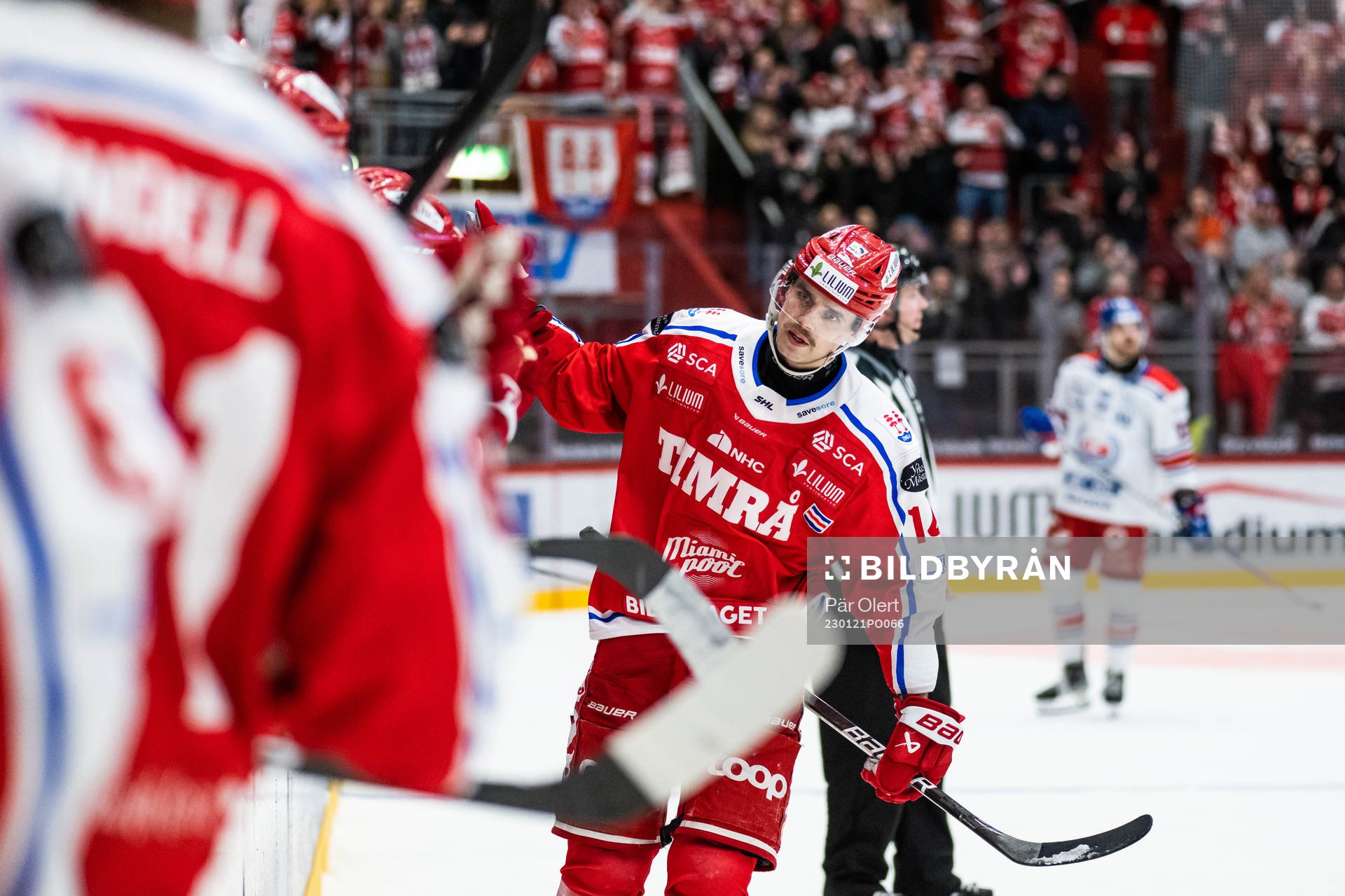 Timrås Emil Pettersson jublar
