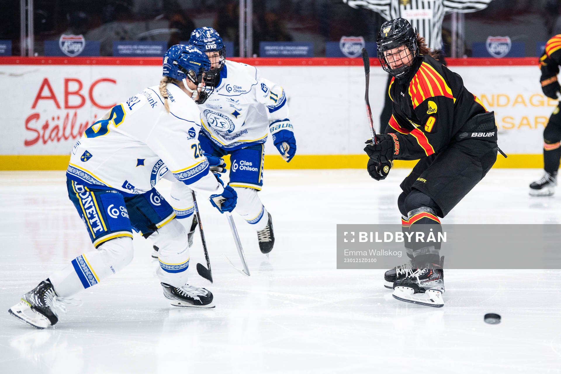 Leksands Tuva Kandell och Brynäs Alena Mills