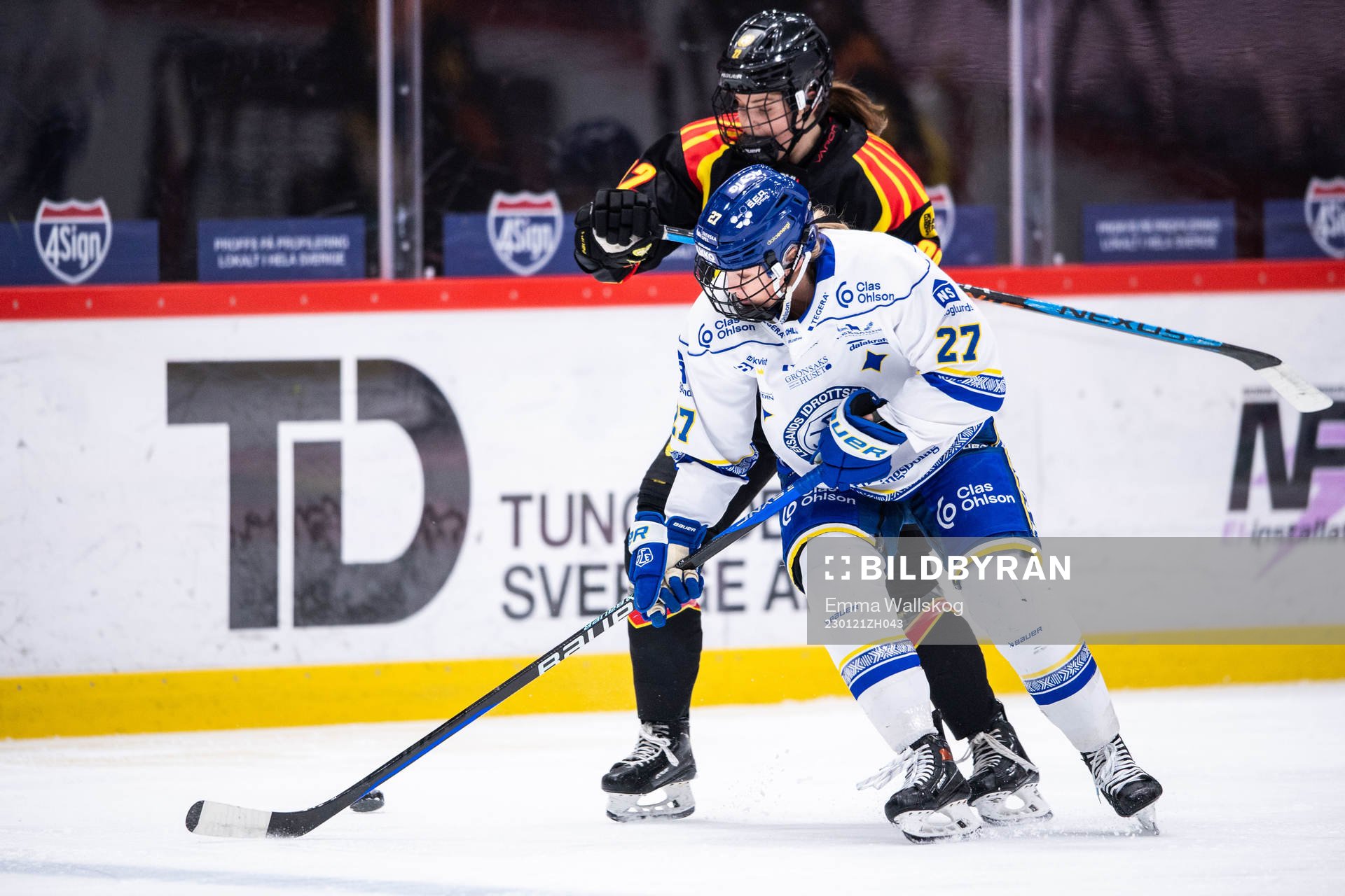 Leksands Victoria Klimek och Brynäs Hanna Thuvik