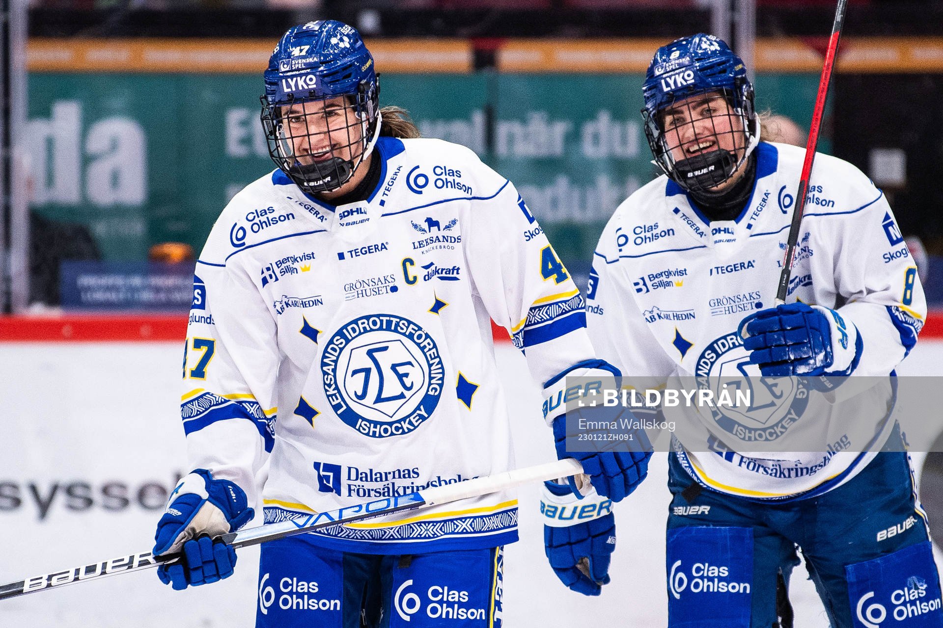 Leksands Abagael Thiessen och Ella Albinsson