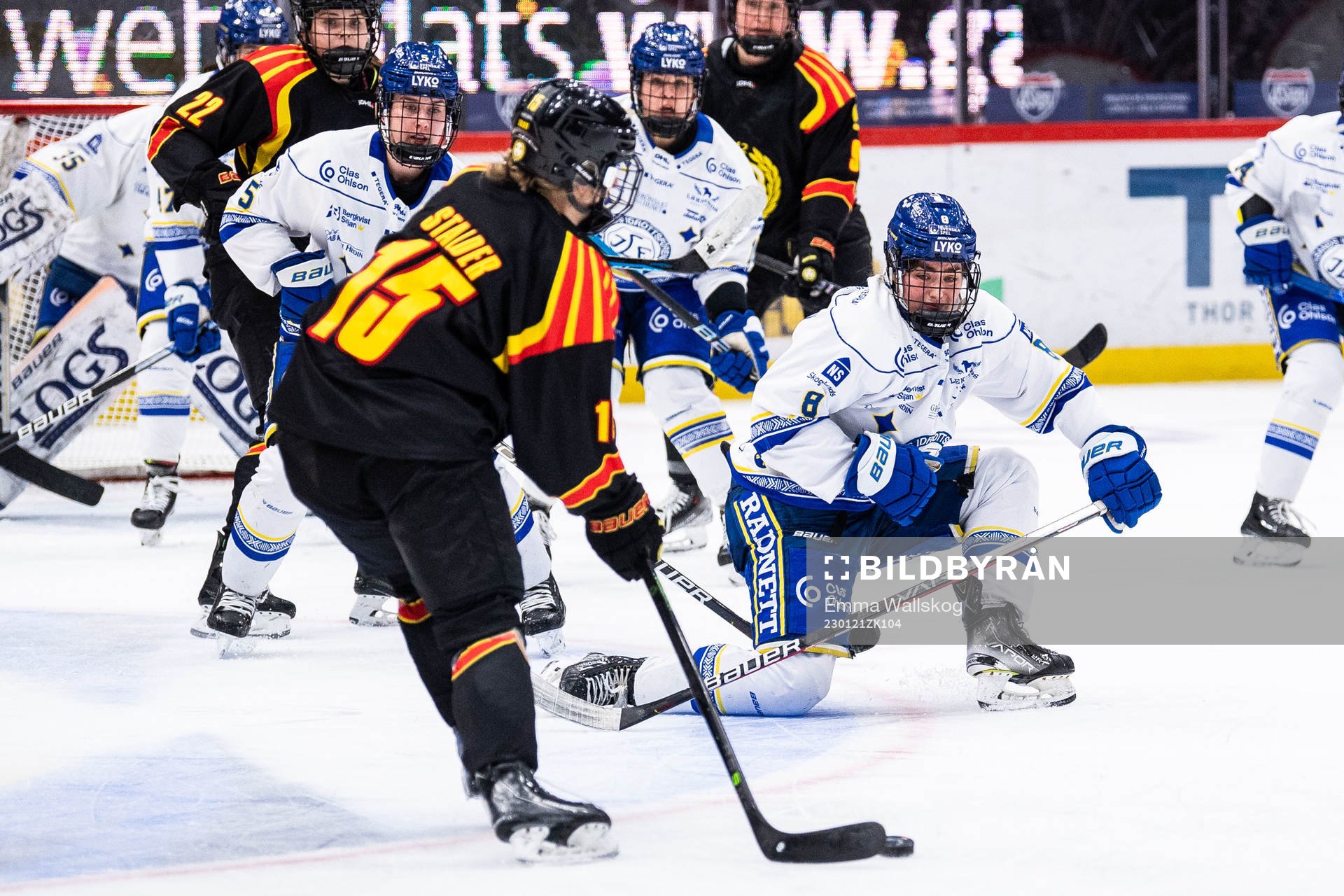 Brynäs Lara Stalder och Leksands Ella Albinsson