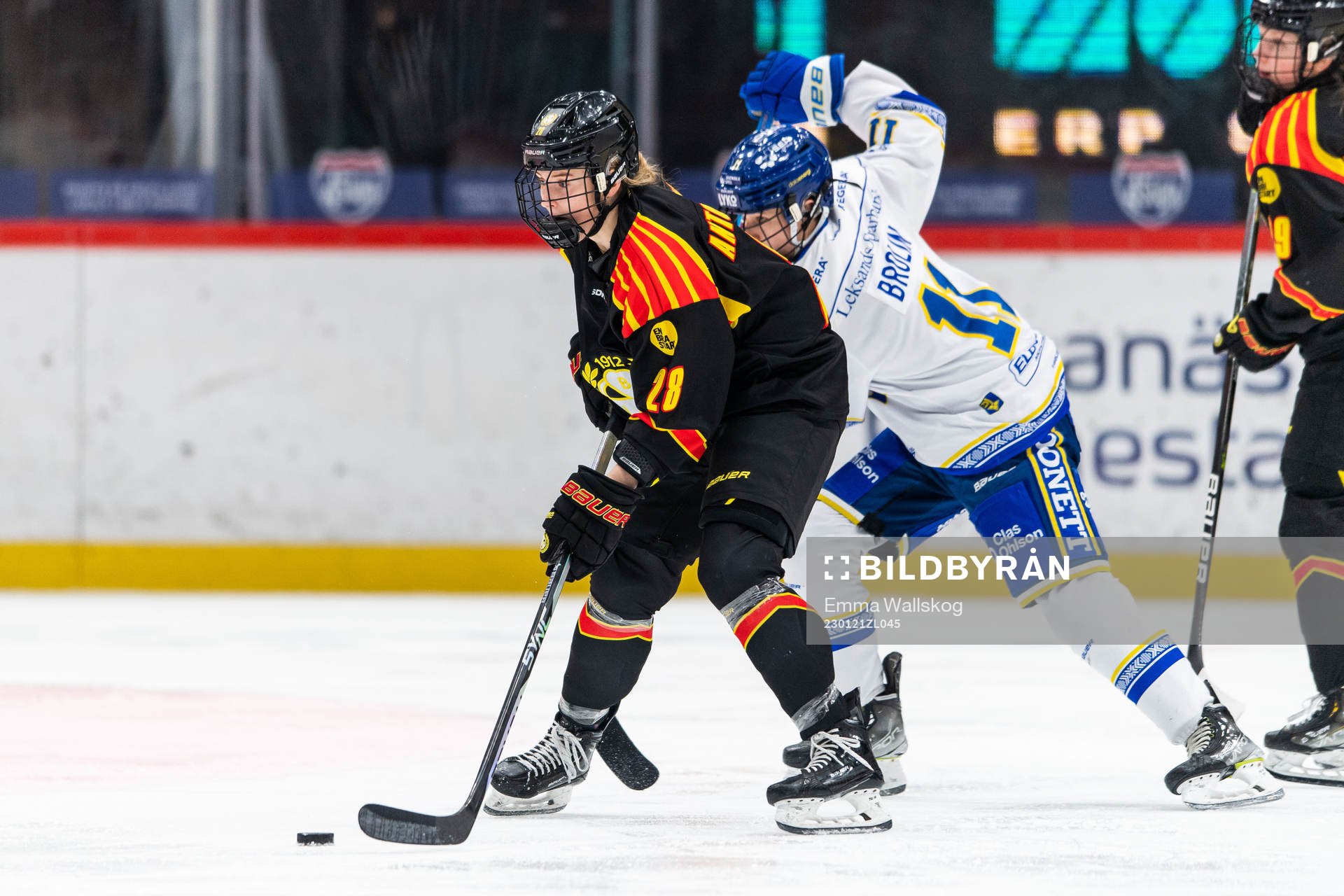 Brynäs Jenny Antonsson och Leksands Fanny Brolin
