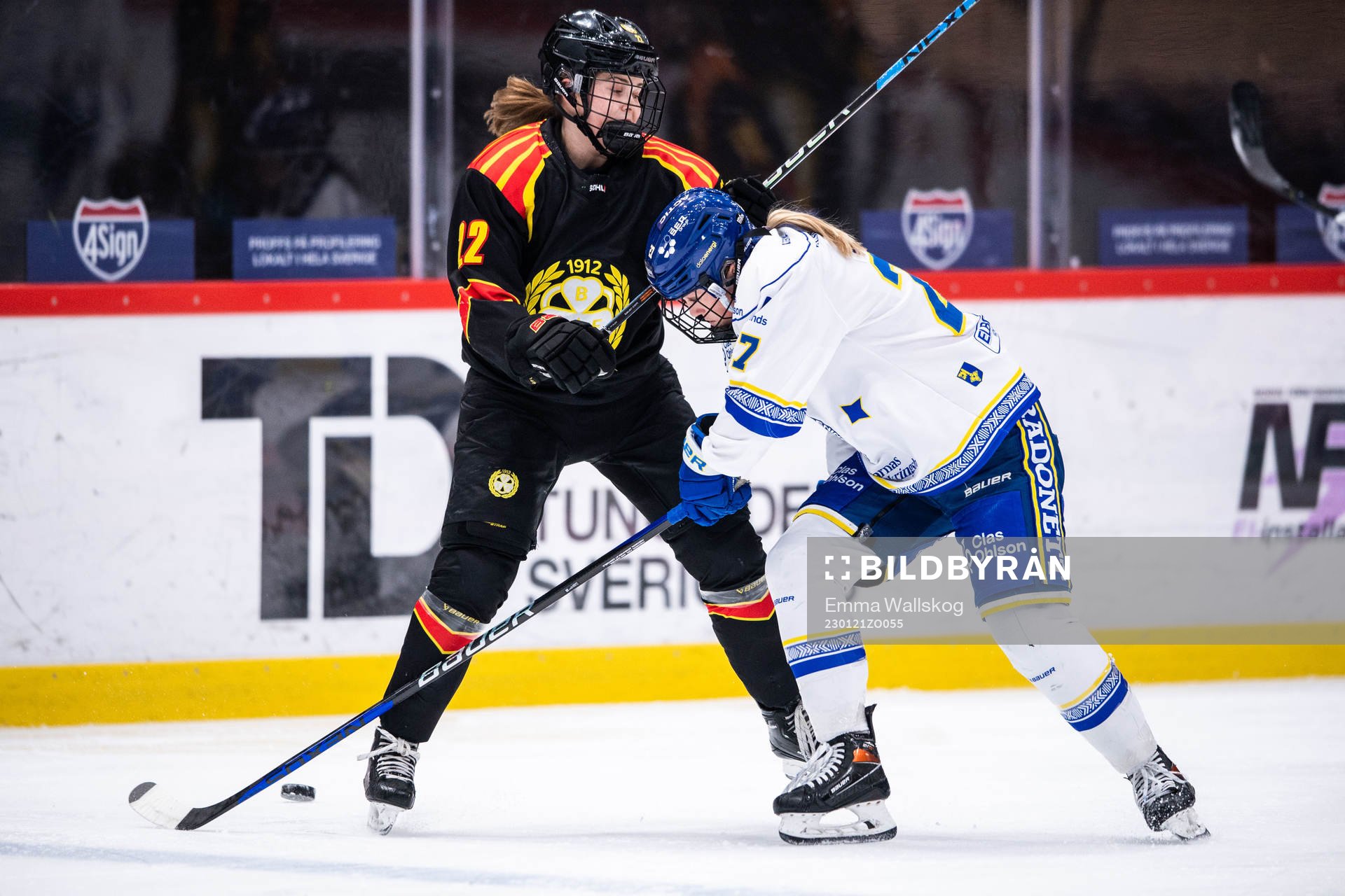 Brynäs Hanna Thuvik och Leksands Victoria Klimek