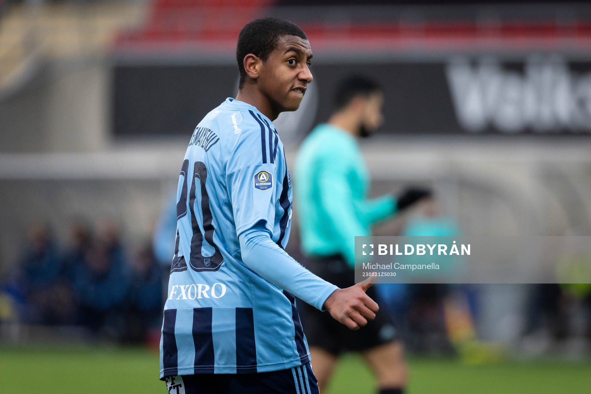 Djurgårdens Isak Alemayehu