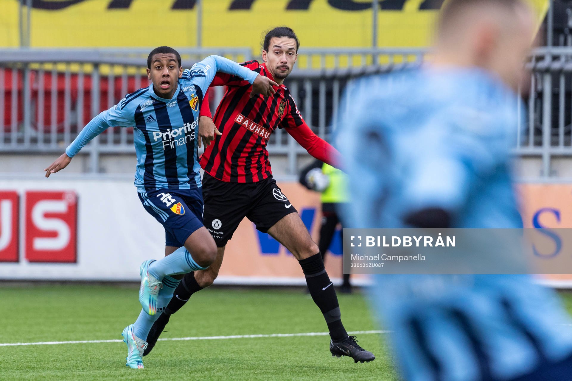 Djurgårdens Isak Alemayehu och Brommapojkarnas Monir