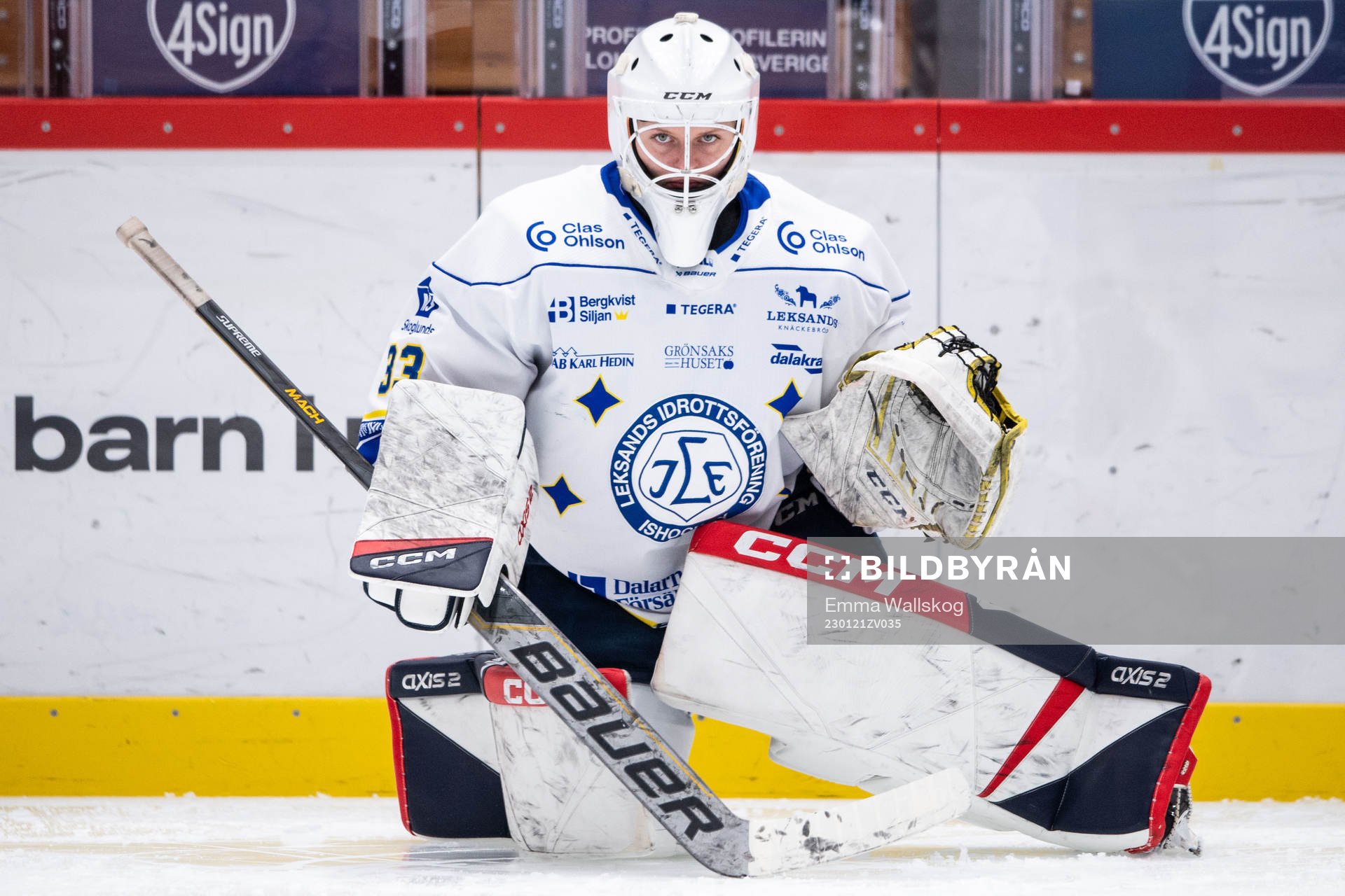 Leksands målvakt Klara Larsson