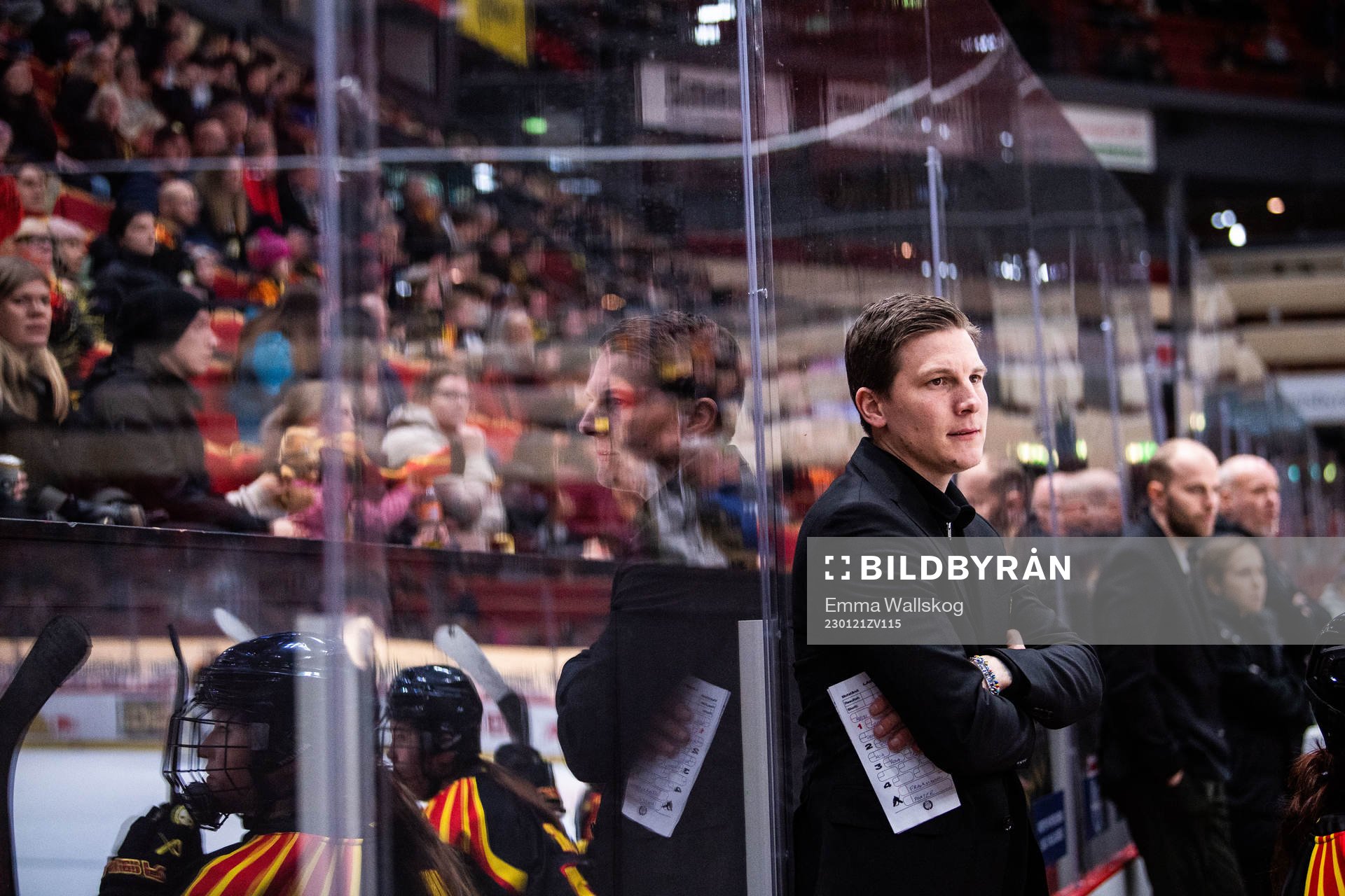 Brynäs assisterande tränare Andreas Östlund