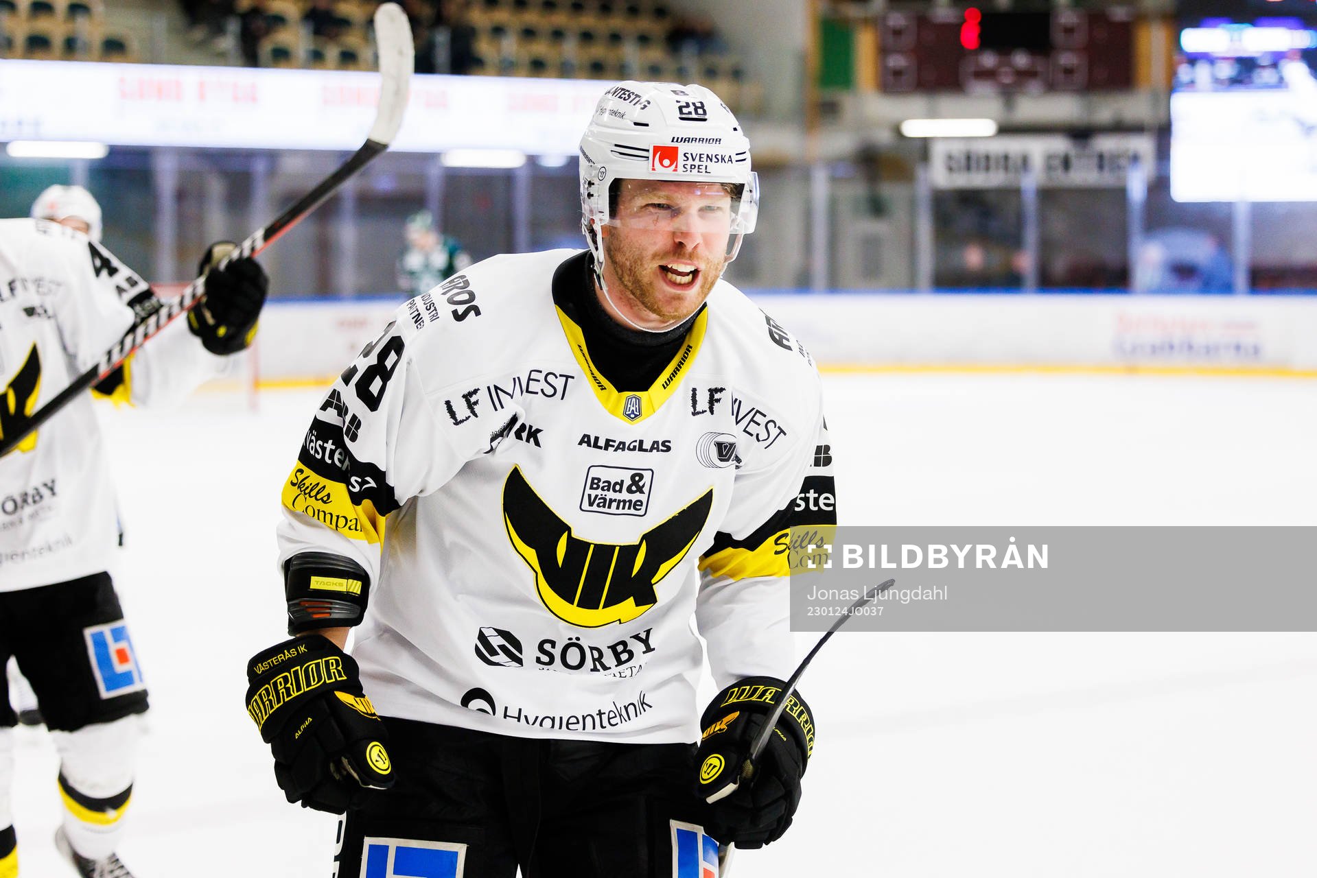 Västerås Lukas Zetterberg jublar