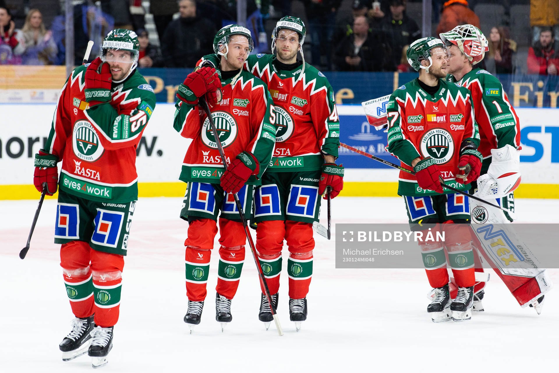Frölundas, Anders Grönlund, Filip Johansson, Petteri