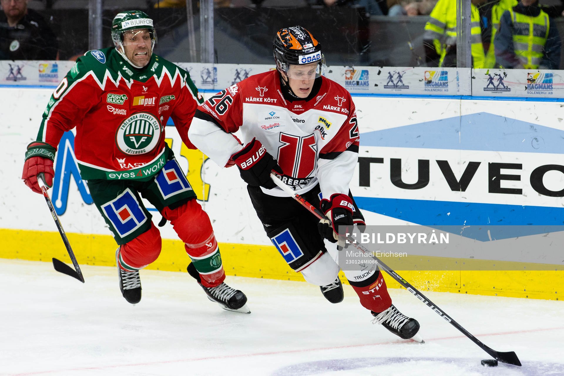Frölundas Joel Lundqvist och Örebros Elias Pettersson