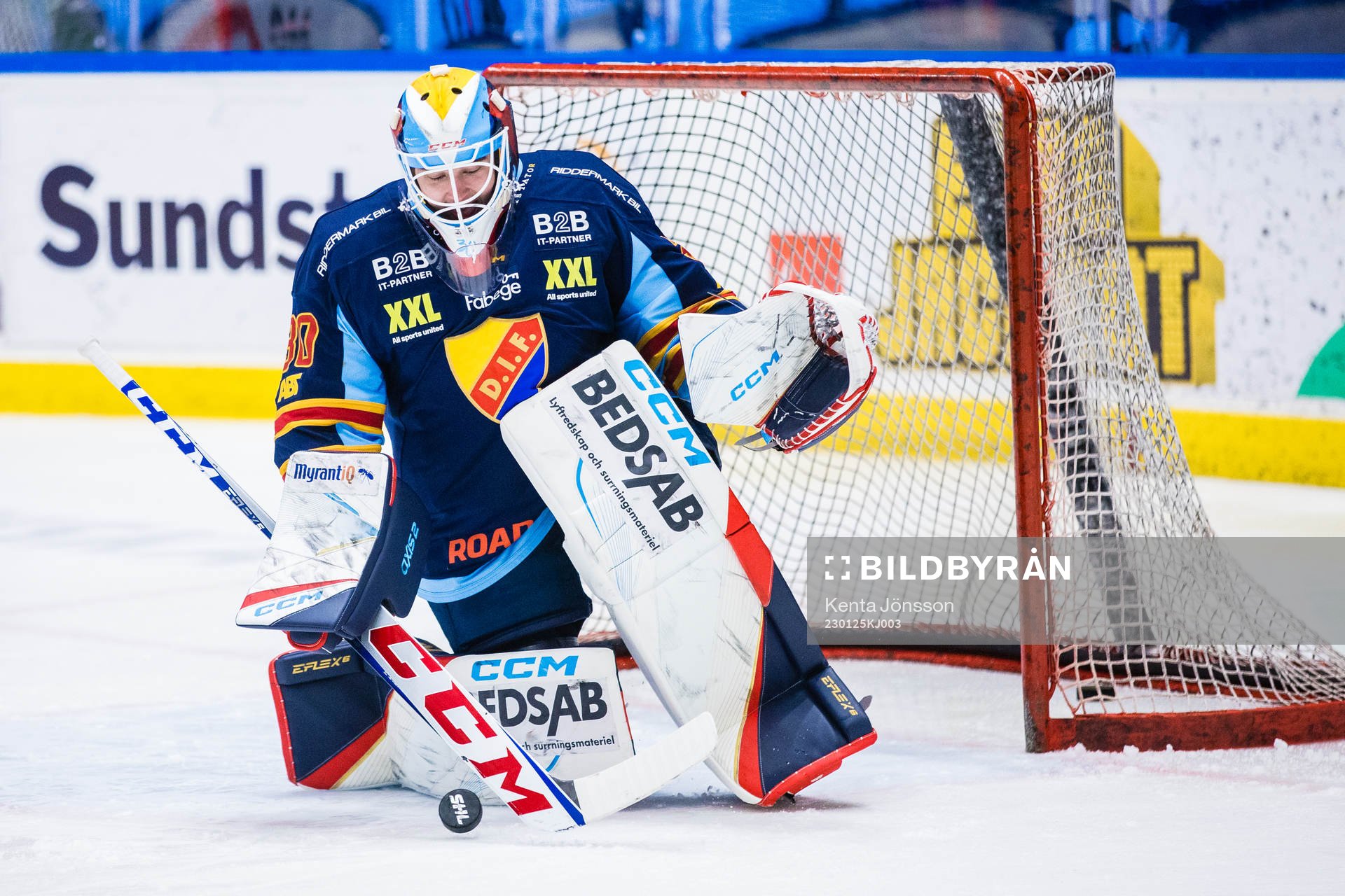 Djurgårdens målvakt Matthew Galajda