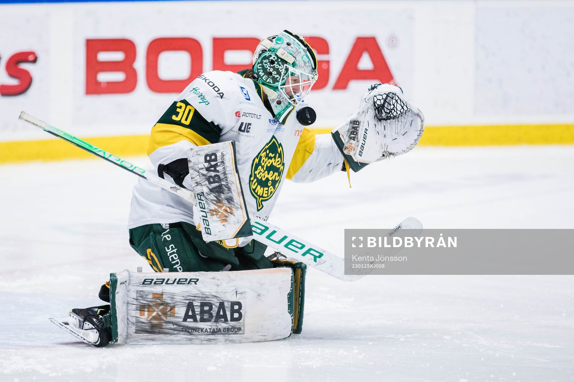 Björklövens målvakt Joona Voutilainen