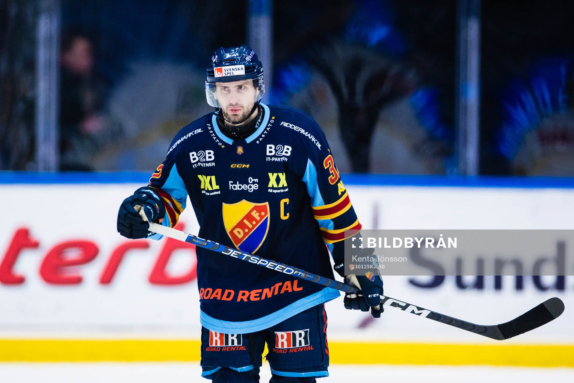 Djurgårdens Marcus Kruger deppar