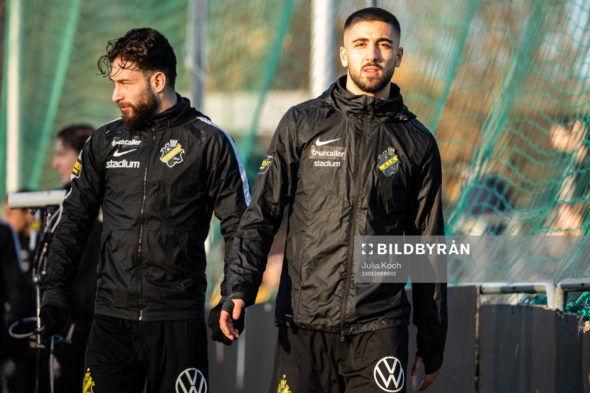 AIKs Elias Durmaz och Ahmad Faqa