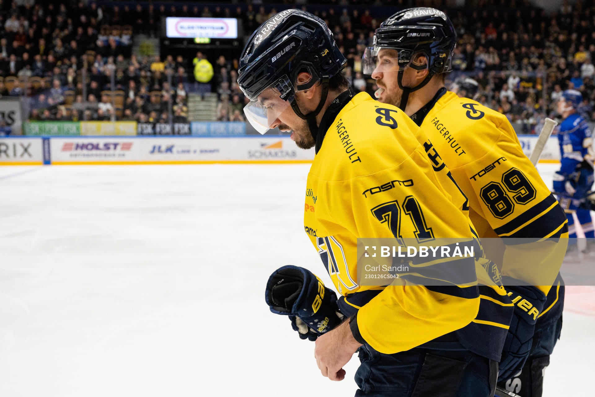 HV71s Tyler Vesel har ont