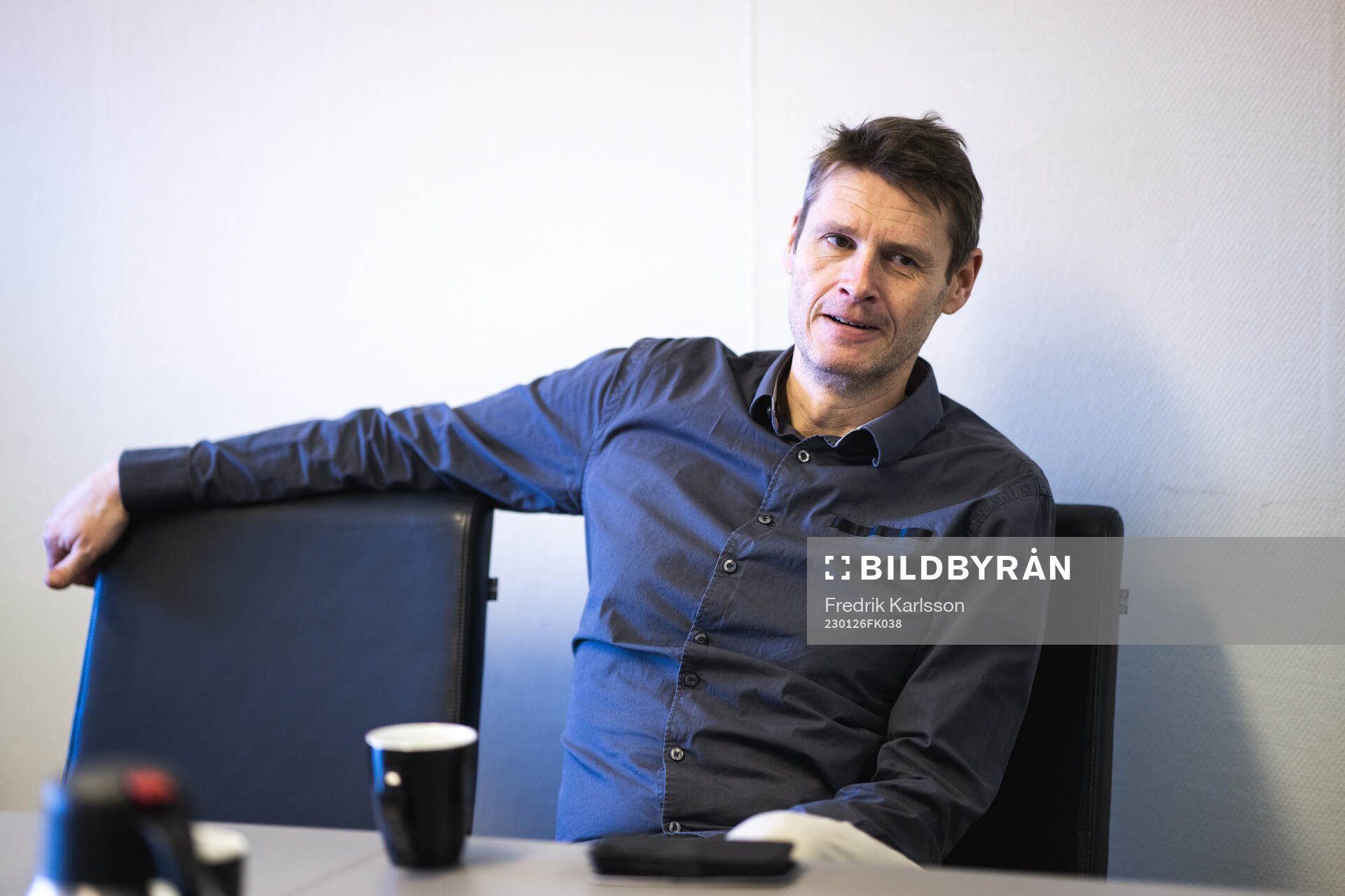 6 Per-Johan Karlsson, klubbchef IF Karlstad under en fotografering med IF Karlstad den 4 februari 2023 i Karlstad. 