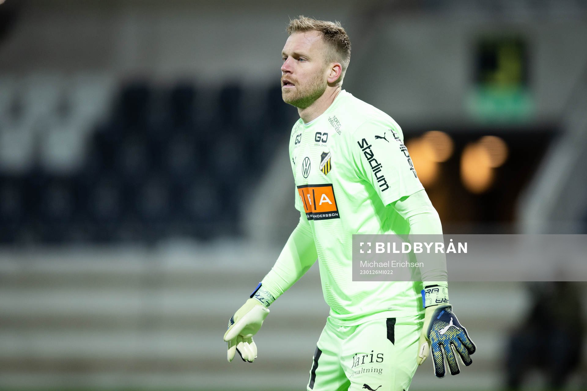 Häckens målvakt Peter Abrahamsson